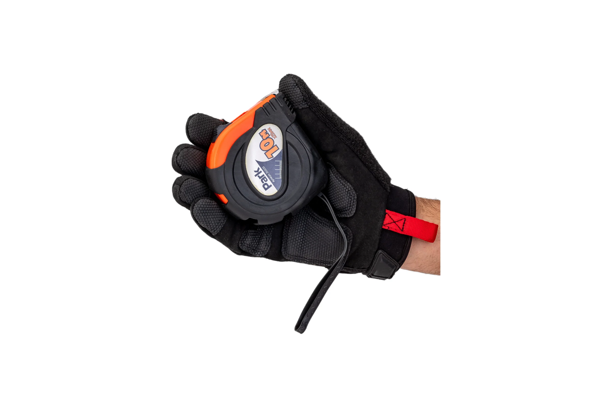 Рулетка с фиксатором Park прорезиненный корпус, 10x25мм TM30-10025 353030