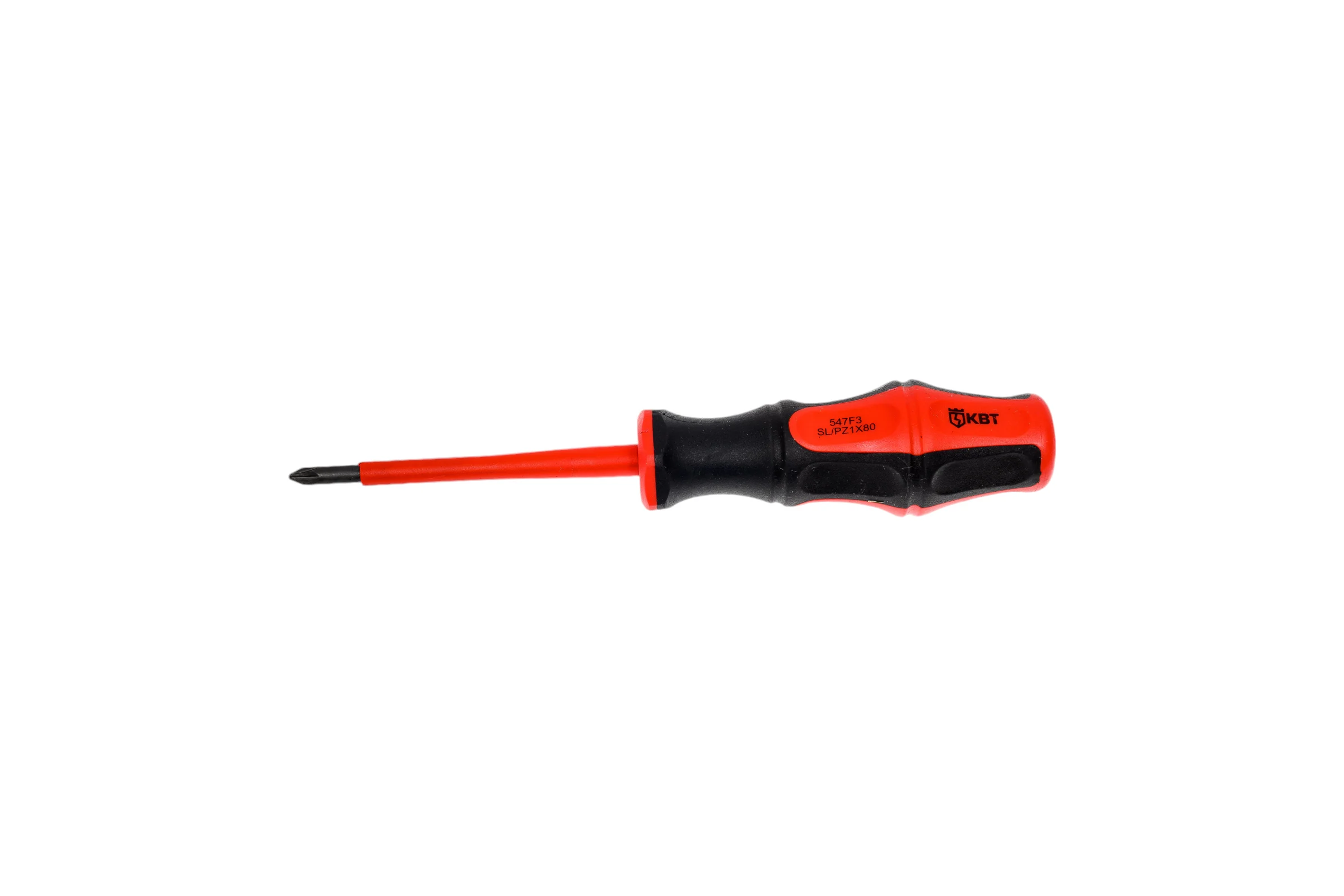 Диэлектрическая отвертка КВТ Профи PZ/FL1x80 79778