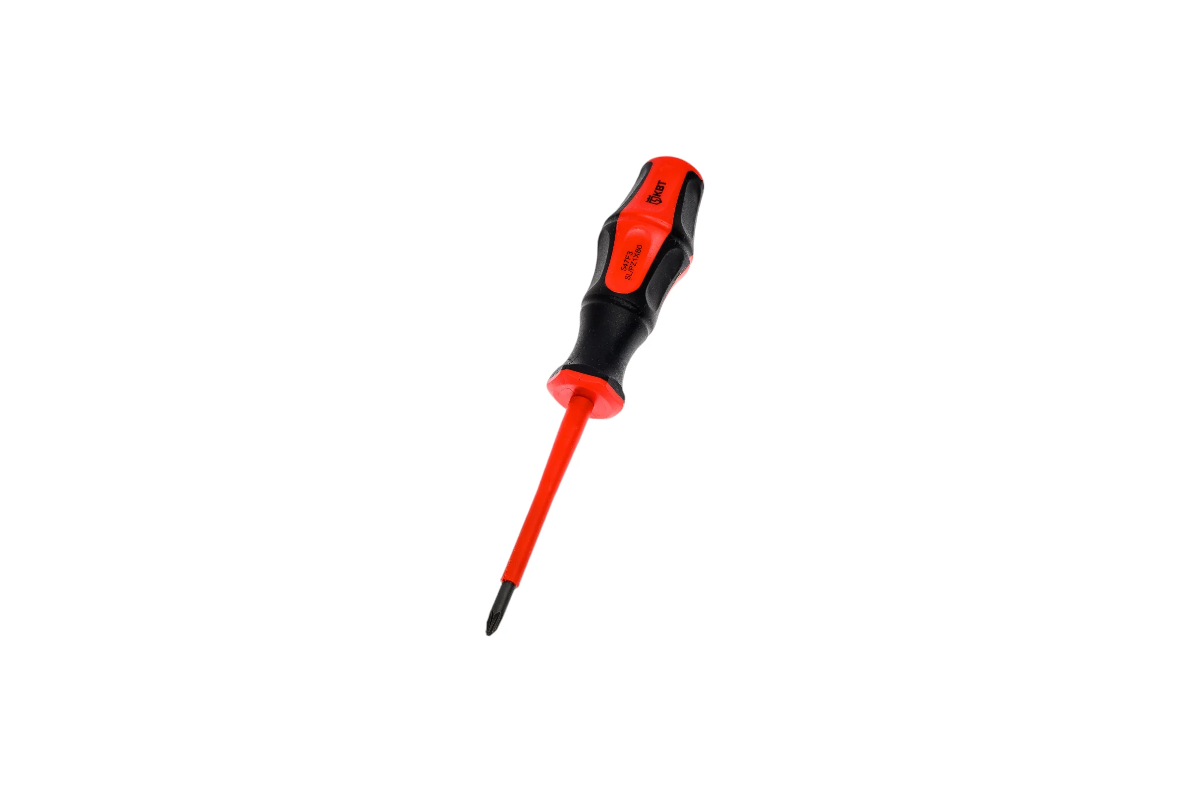 Диэлектрическая отвертка КВТ Профи PZ/FL1x80 79778