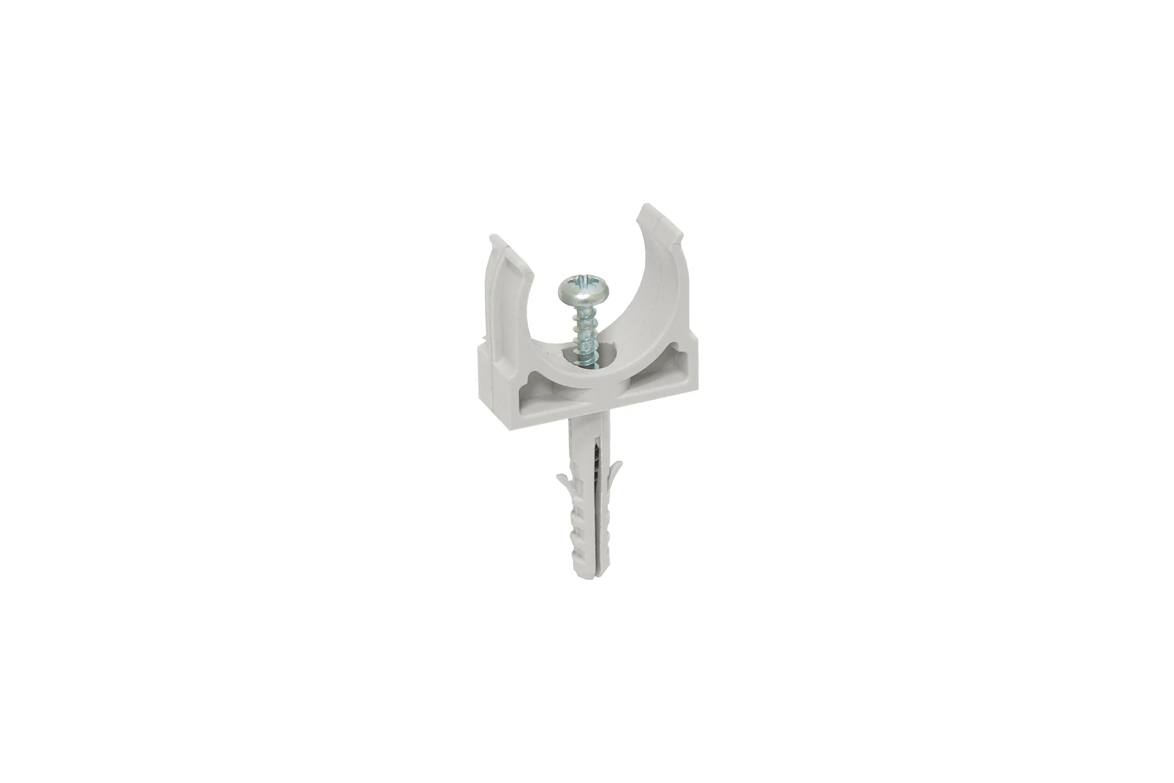 Крепеж для трубы IEK с дюбелем 20 мм CT ИЭК CTA10D-CT20-K41-100