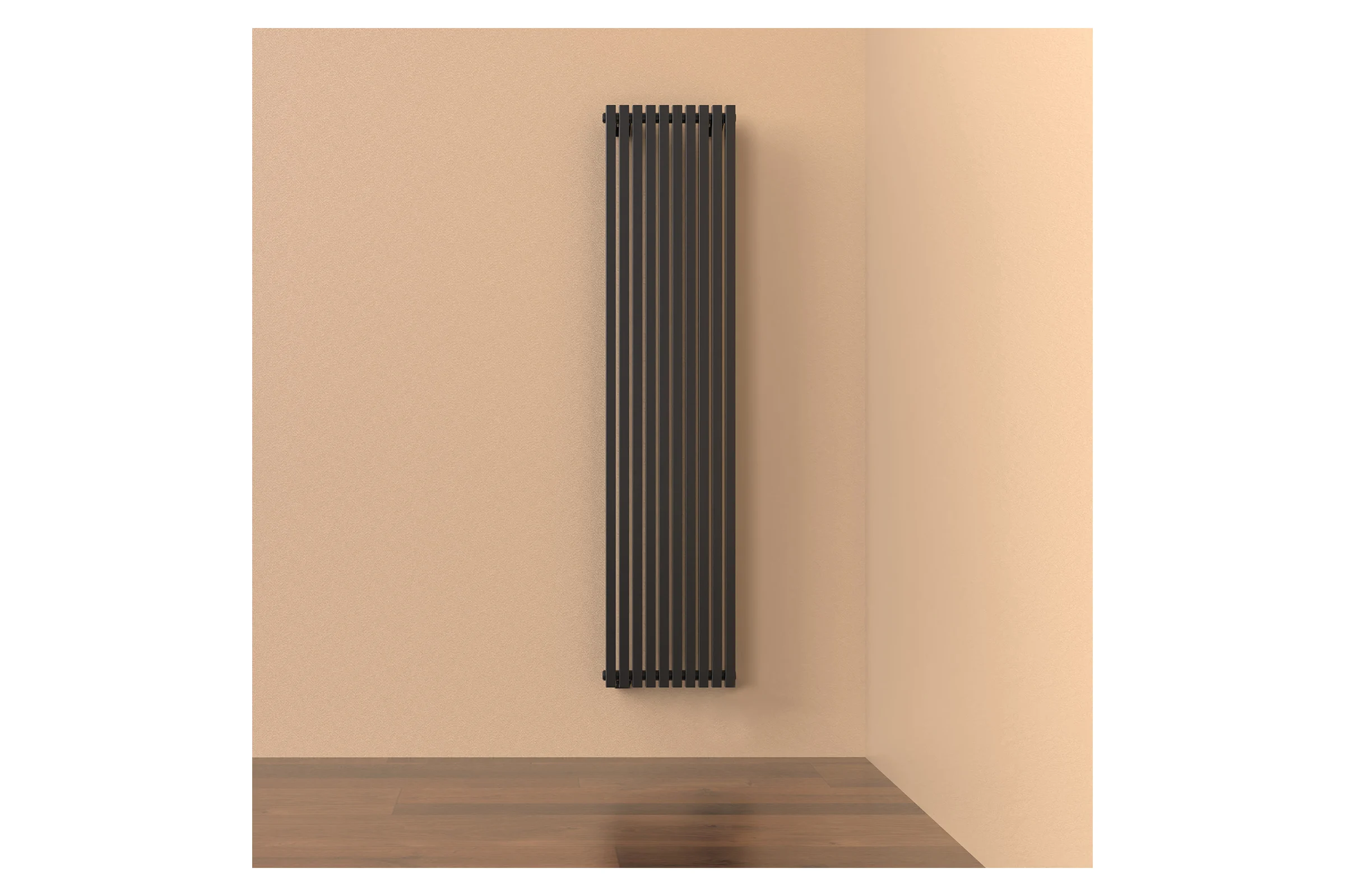 Радиатор КЗТО QUADRUM 30 V 1-1750-4 R RALTP26X-M215249005 структурный шелк черный QUD30V117504RRALTP26X-M215249005
