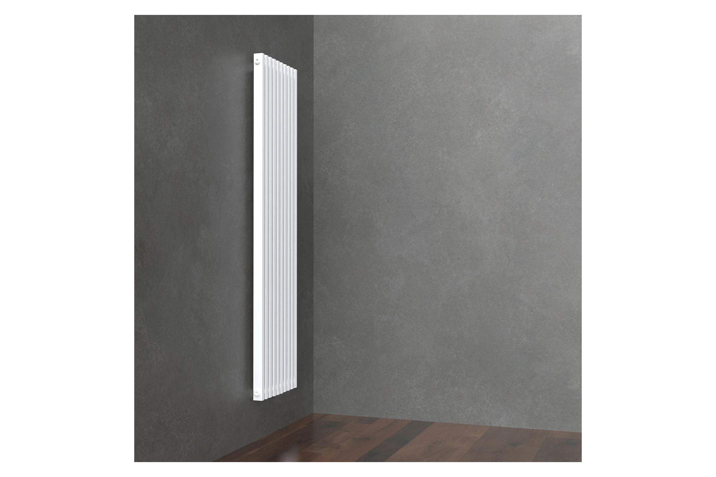Радиатор КЗТО QUADRUM NEO 50 V 1750-8 RAL1T104S9016 белый муар QUDN50V17508RAL1T104S9016