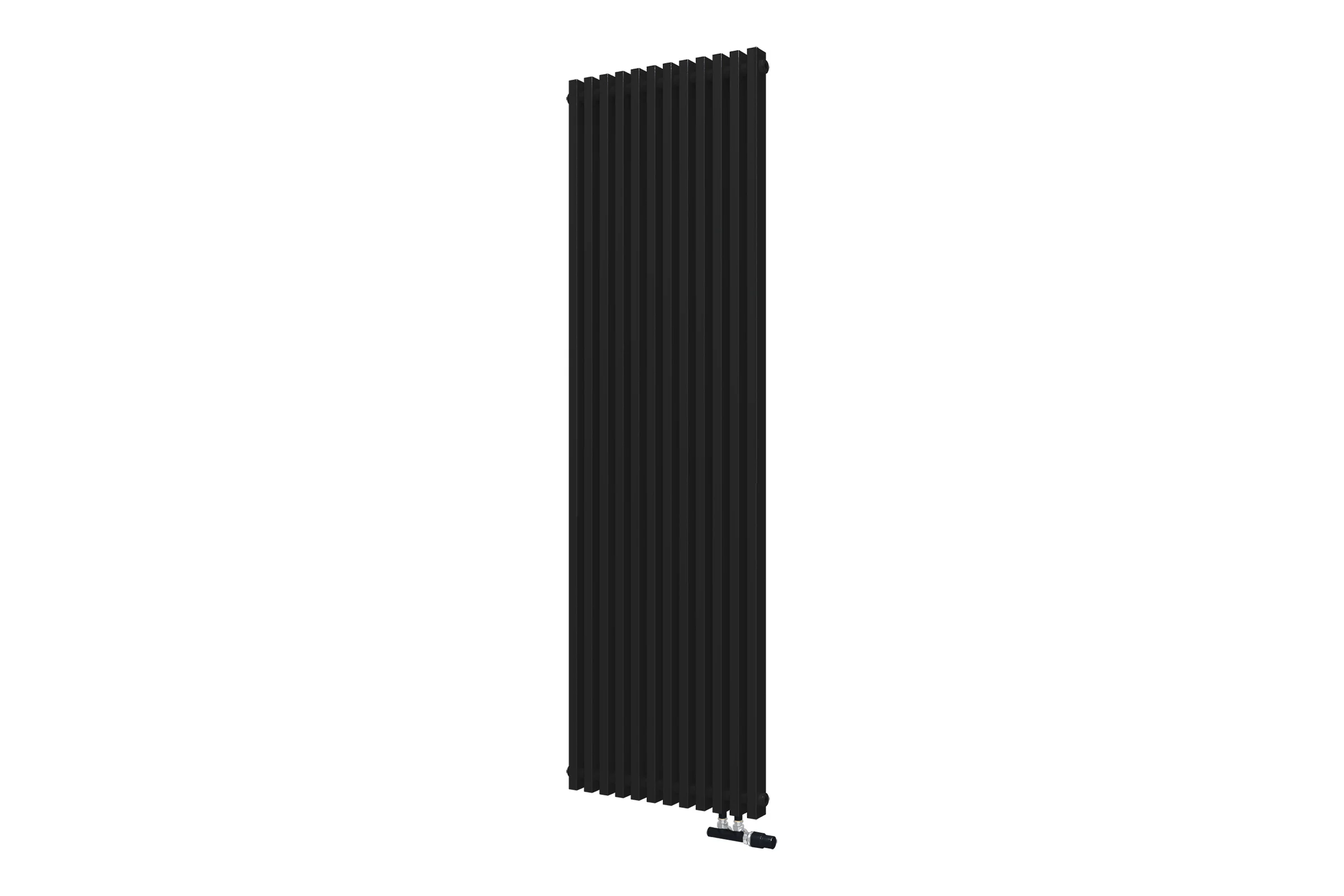 Радиатор КЗТО QUADRUM NEO 50 V 1750-12 R RAL1T103S9005 черный матовый муар QUDN50V175012RRAL1T103S9005