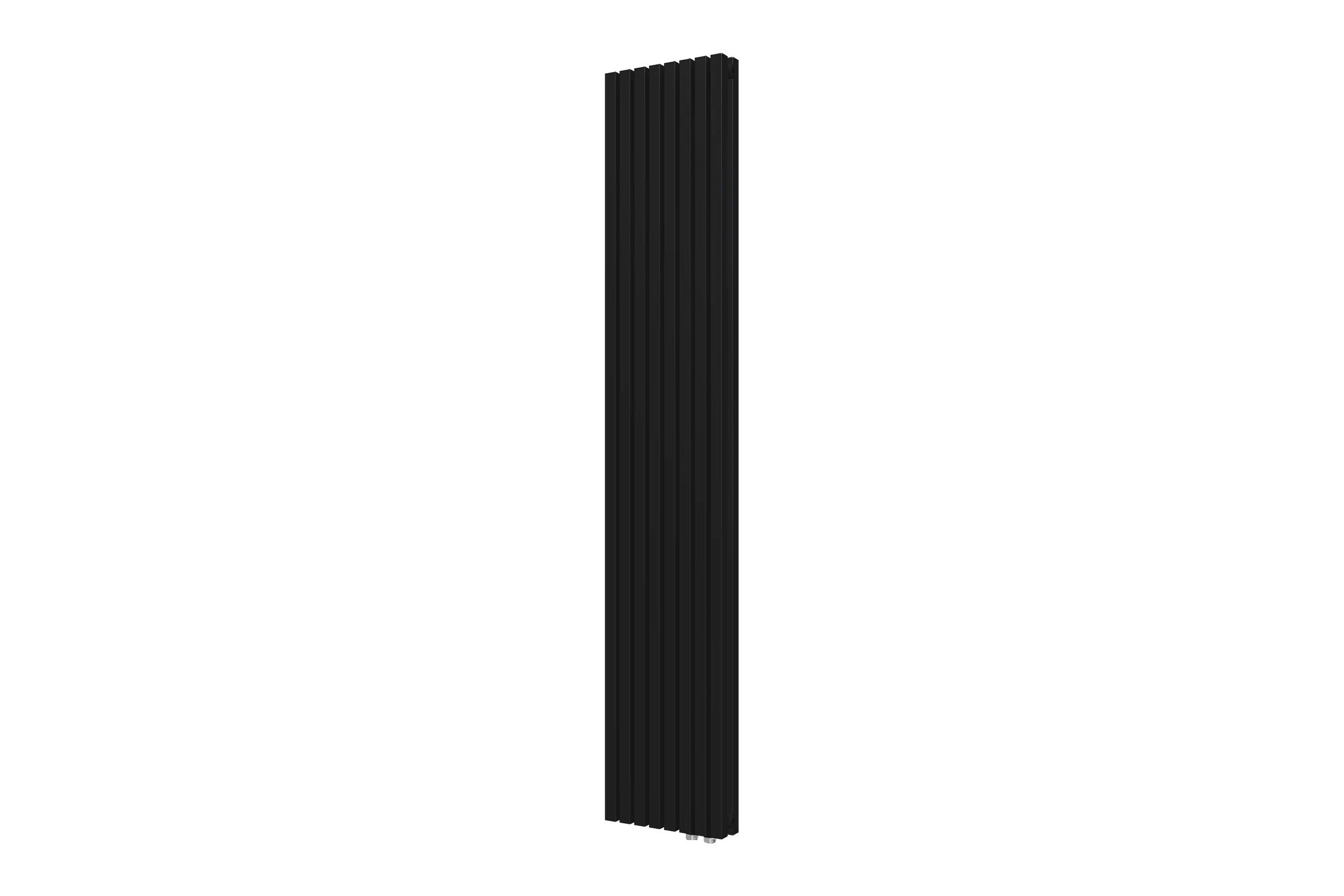 Радиатор КЗТО QUADRUM 30 V 2-1750-8 U RAL1T103S9005 черный матовый муар QUD30V217508URAL1T103S9005