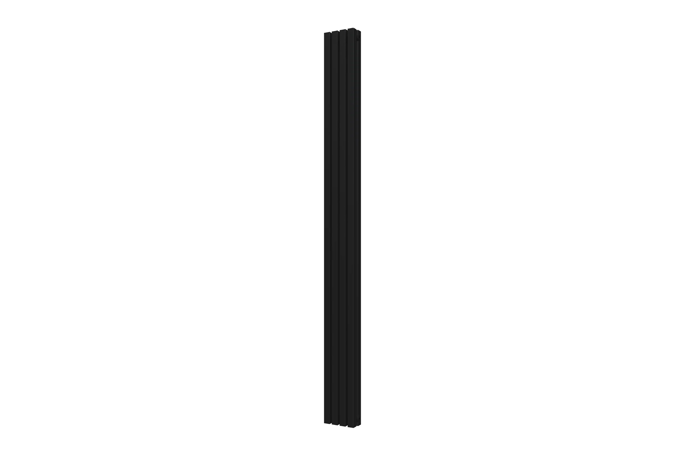 Радиатор КЗТО QUADRUM 30 V 2-1750-4 RALTP26X-M215249005 структурный шелк черный QUD30V217504RALTP26X-M215249005