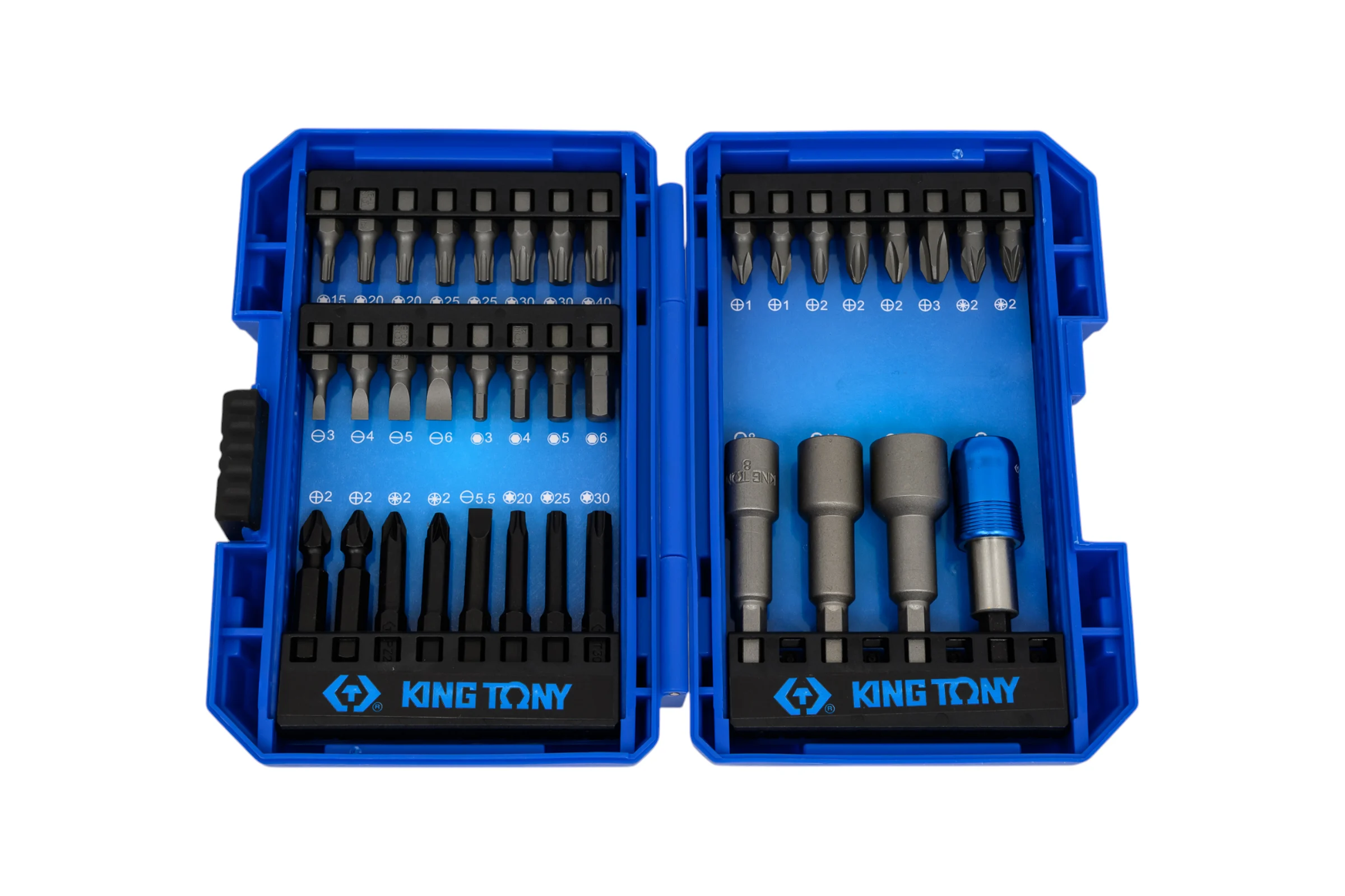 Набор 36 предметов для шуруповерта KING TONY 1036MR