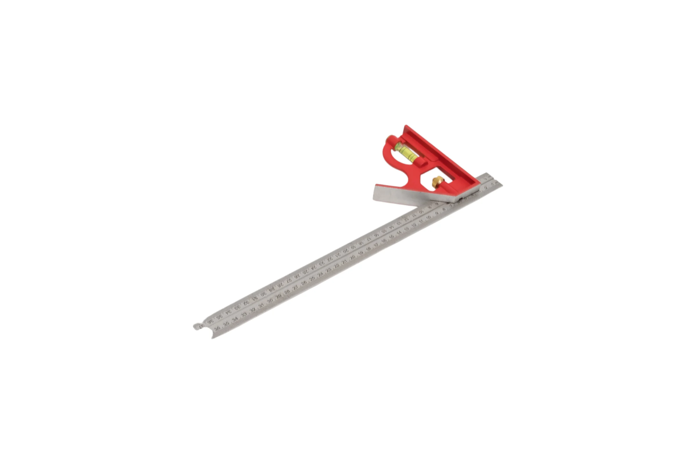 Комбинированная линейка для столярных работ vertextools PROFI 600мм, INOX+AL фрезерованный 3046-21