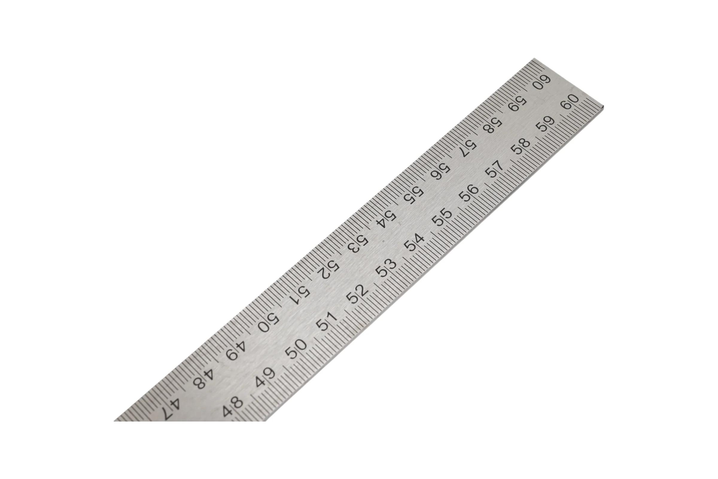 Комбинированная линейка для столярных работ vertextools PROFI 600мм, INOX+AL фрезерованный 3046-21