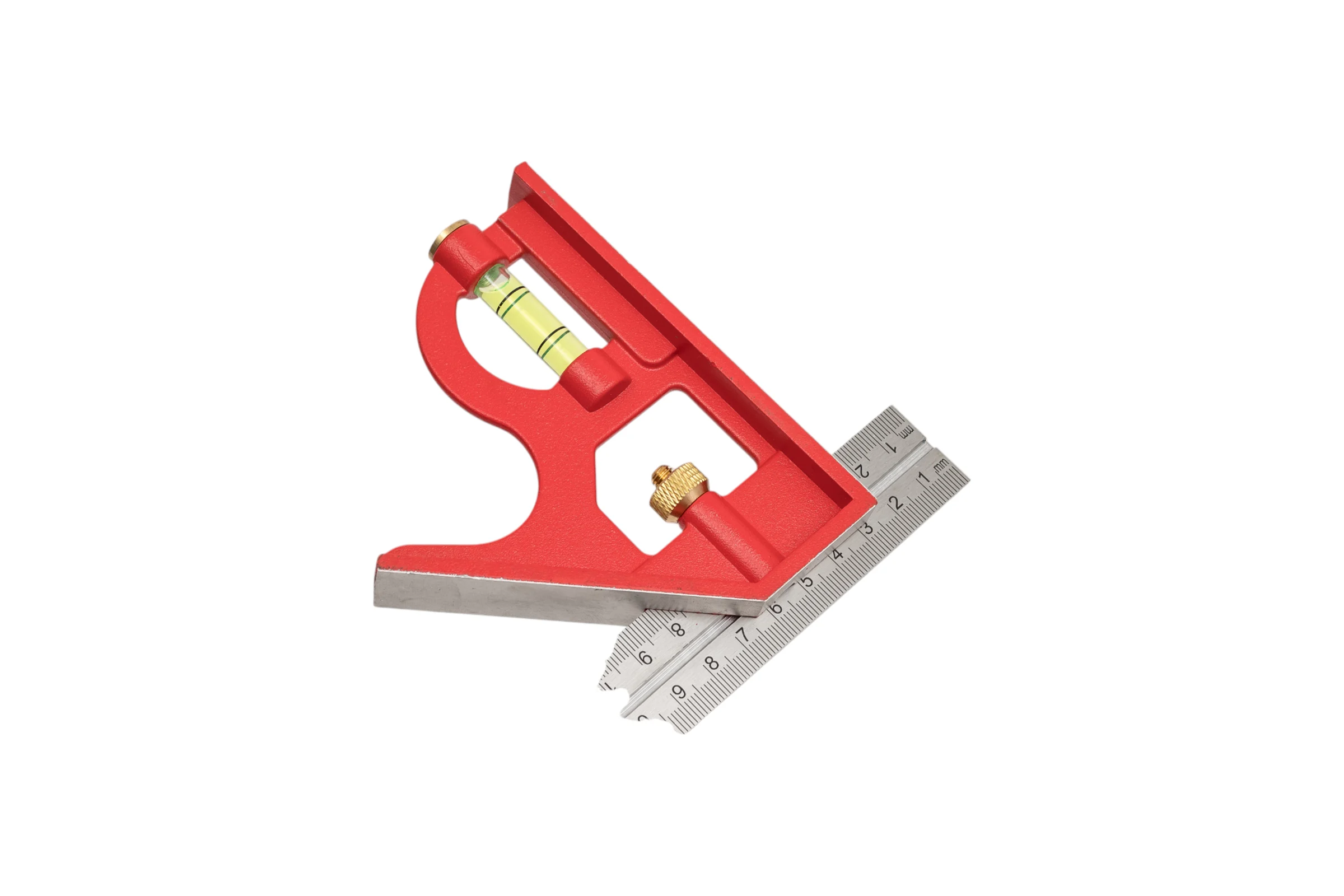 Комбинированная линейка для столярных работ vertextools PROFI 600мм, INOX+AL фрезерованный 3046-21