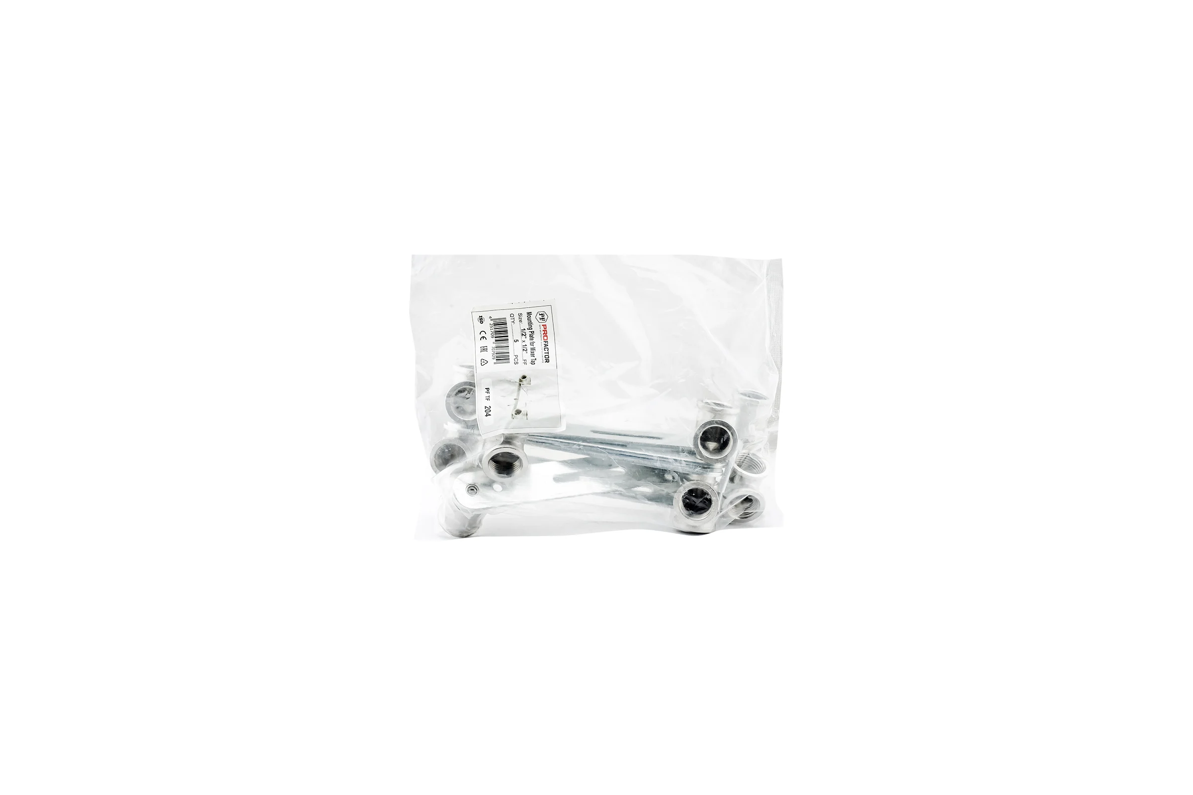 Монтажная планка с водорозетками для смесителя PROFACTOR в/в 1/2" х 1/2" PF TF 204
