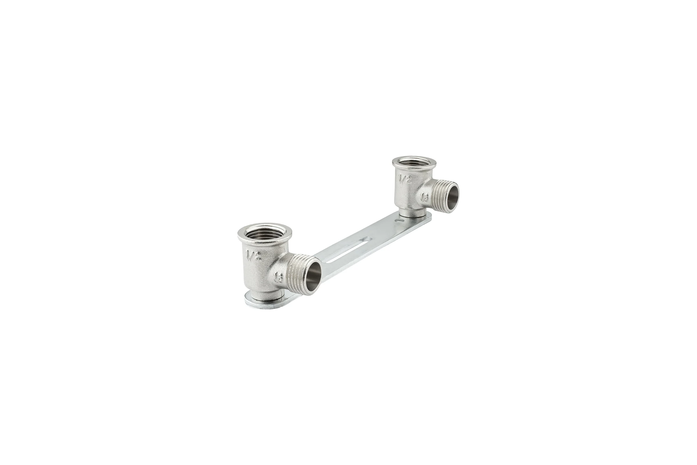 Монтажная планка с водорозетками для смесителя PROFACTOR в/н 1/2" х 1/2" PF TF 219