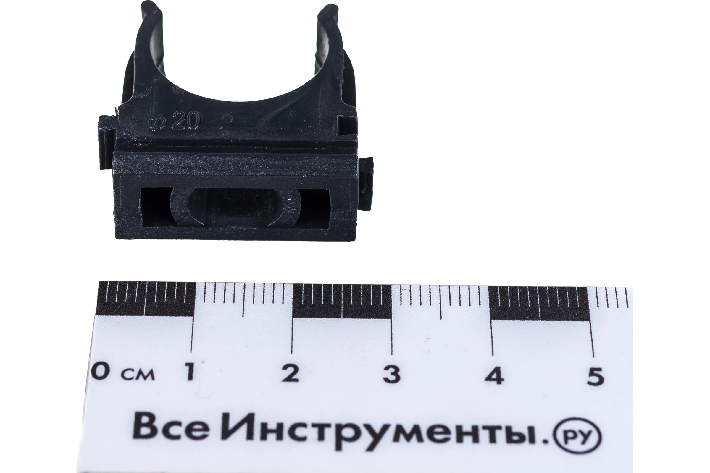 Крепеж - клипса для труб MasterProf диам. 20 мм, черная, 50 шт. ЭТ.120526