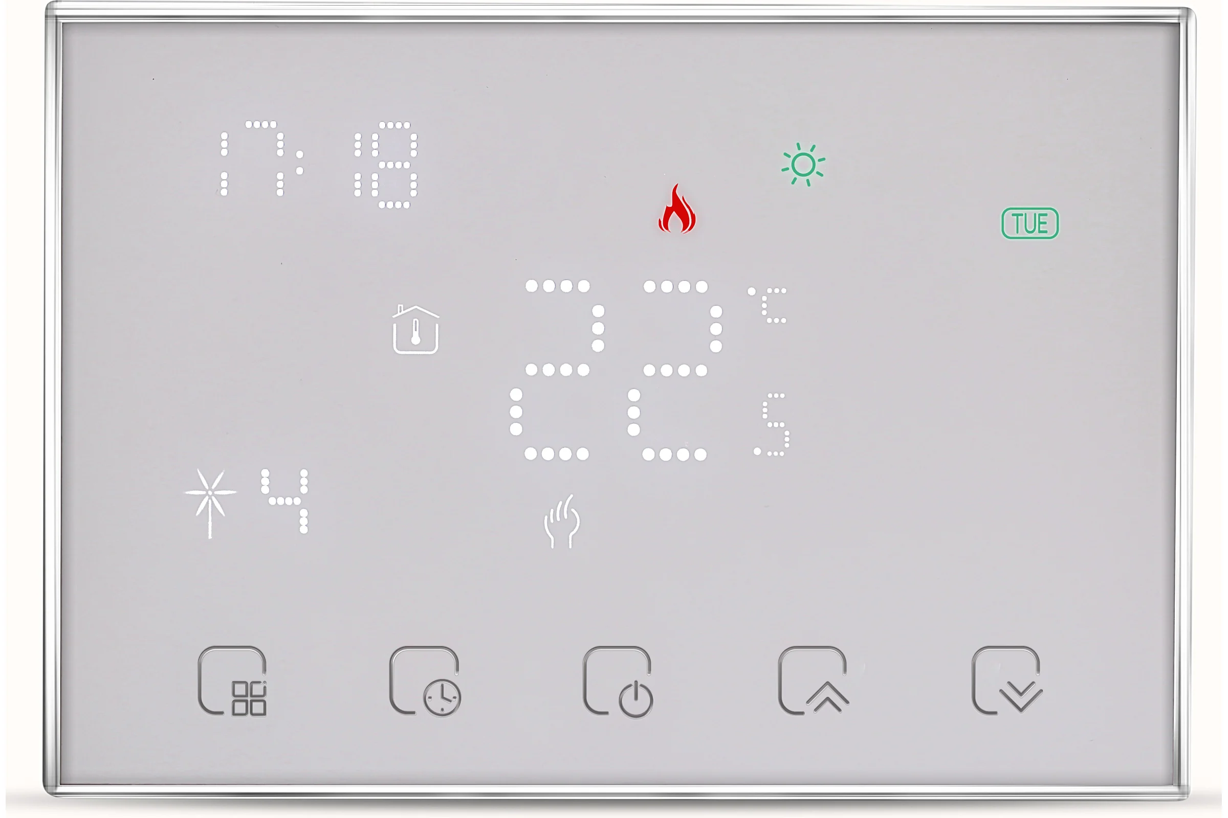 Термостат для теплого водяного пола / бойлера umnoo 8000RF-GACW, Wifi, 3А/3A, белый trw0080