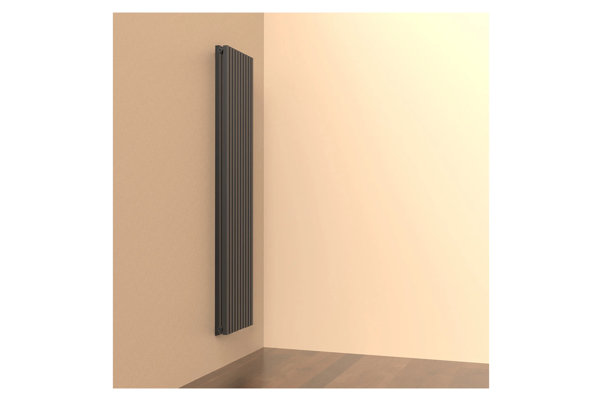 Радиатор КЗТО QUADRUM 30 V 2-1750-12 U RALTP26X-M215249005 структурный шелк черный QUD30V2175012URALTP26X-M215249005