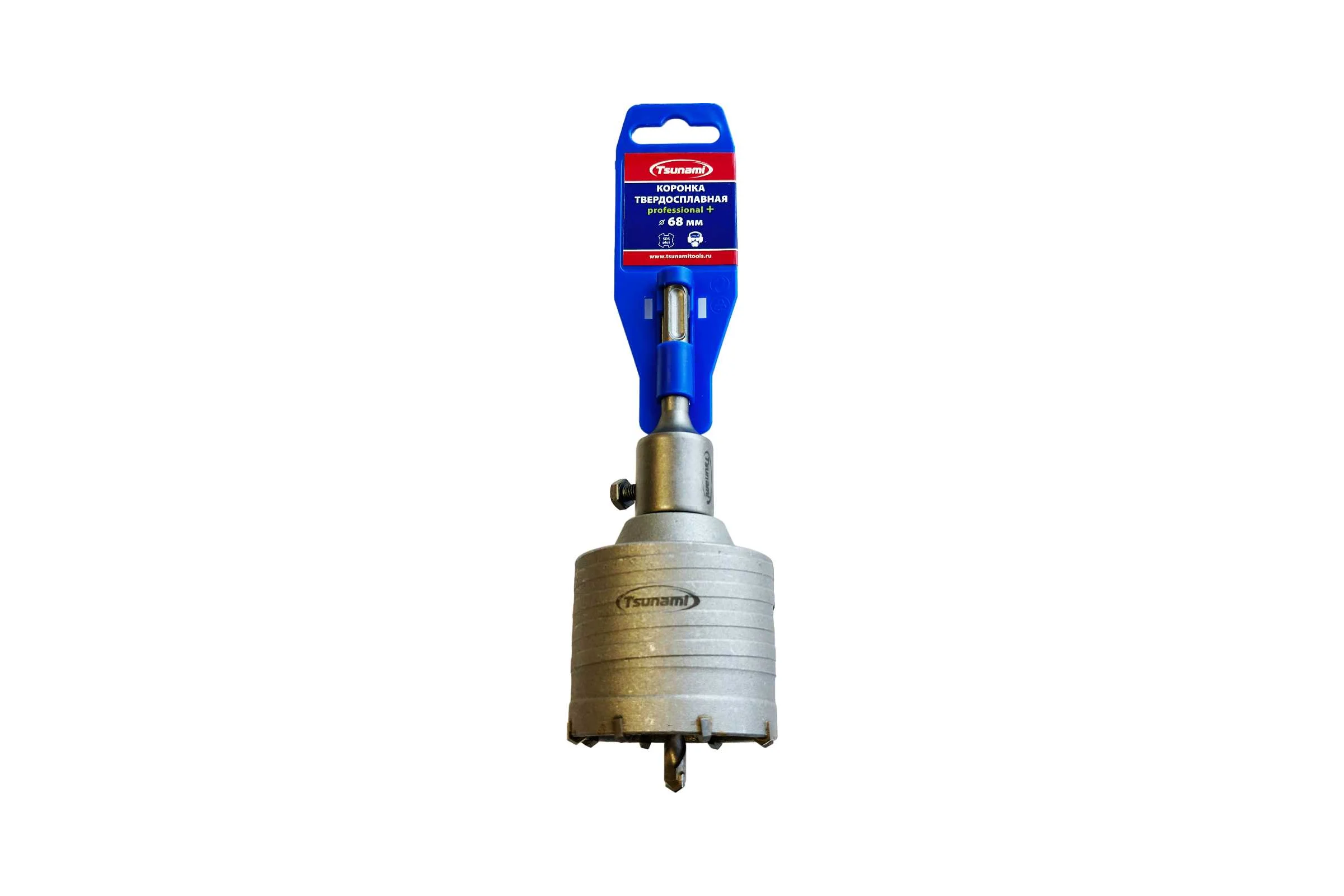 Коронка твердосплавная 68 мм в сборе SDS-plus PROFESSIONAL+ Tsunami T11610220000068