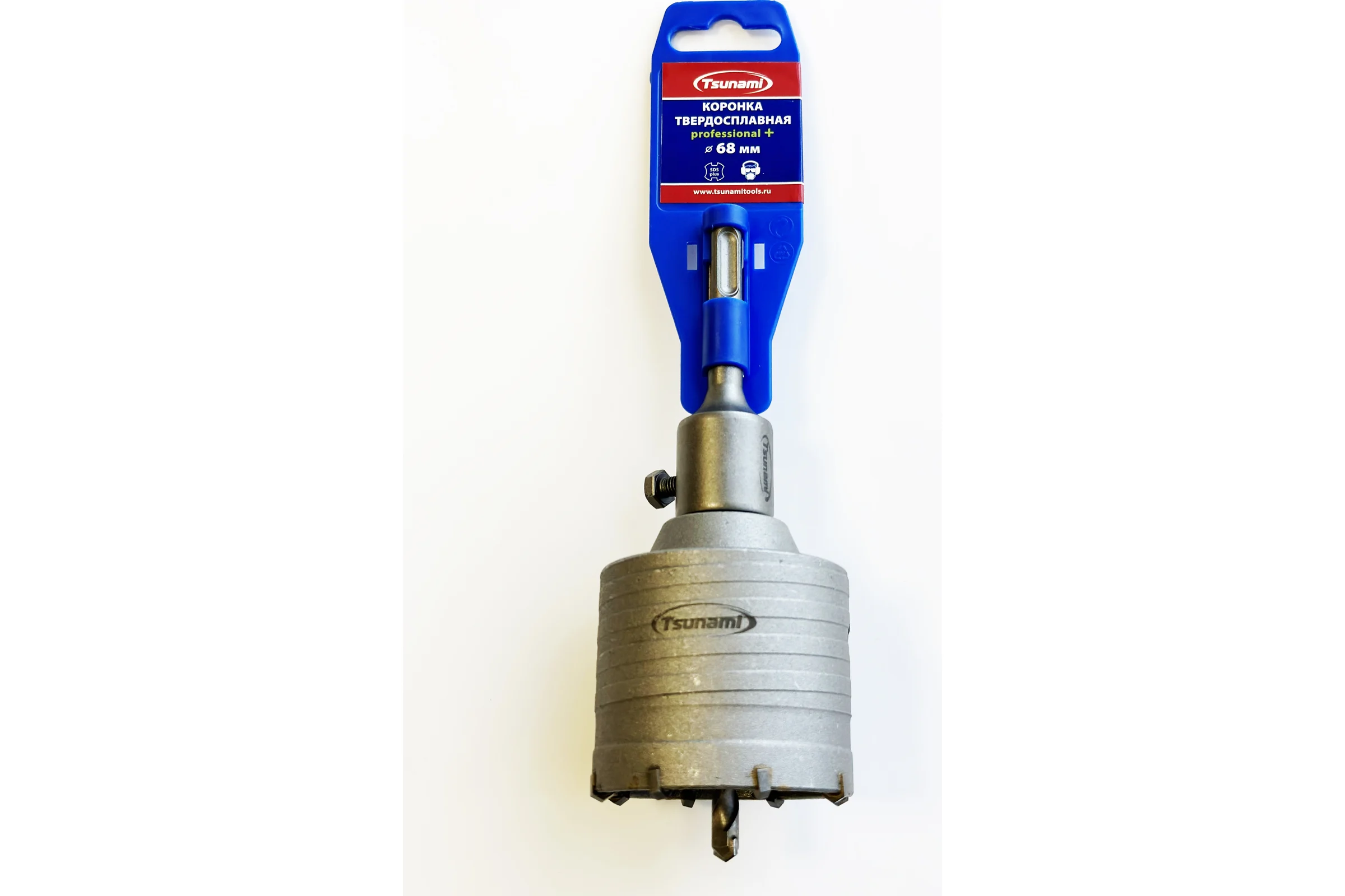 Коронка твердосплавная 68 мм в сборе SDS-plus PROFESSIONAL+ Tsunami T11610220000068
