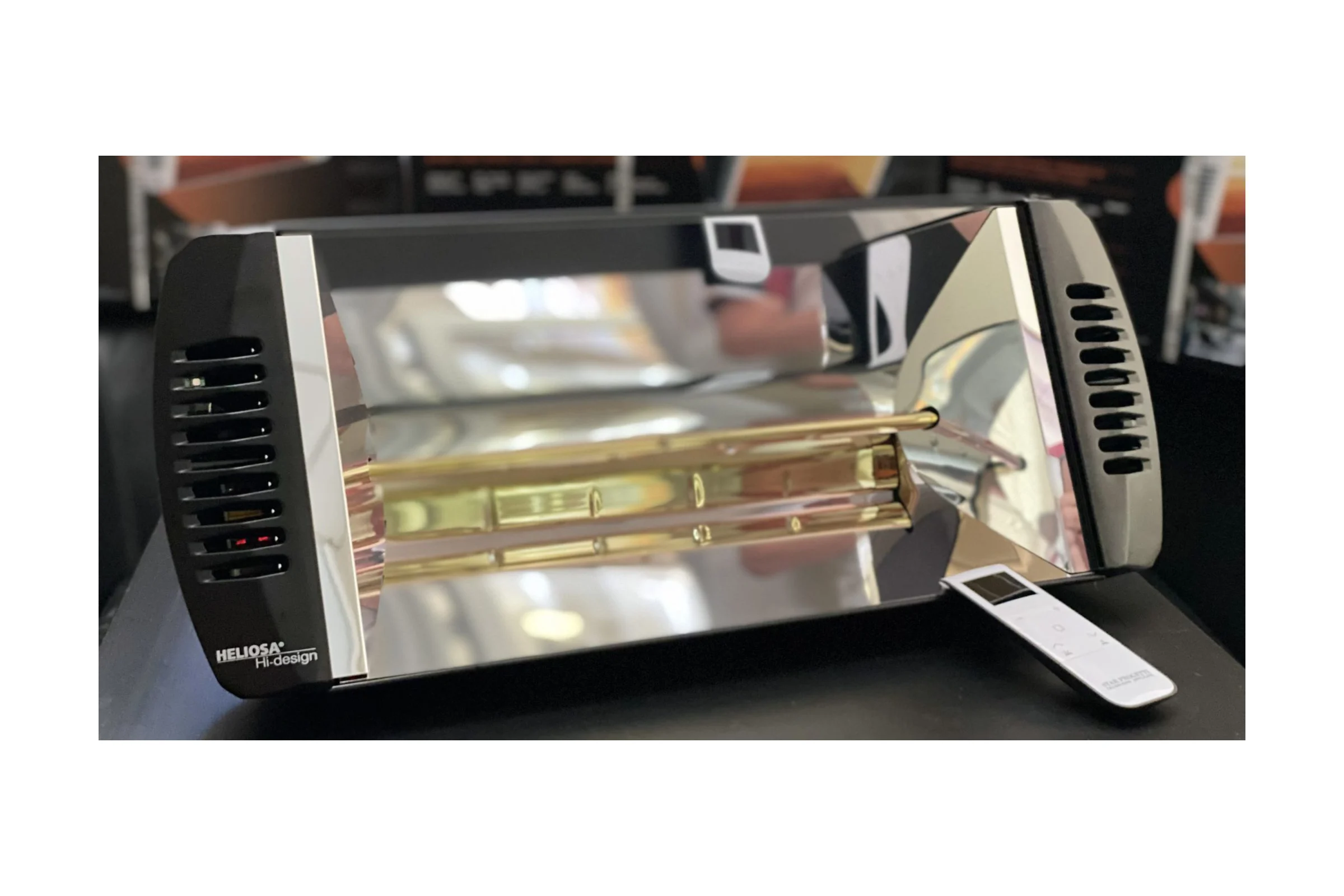 ИК-обогреватель HELIOSA HI DESIGN HELIOSA RADIO 2000 Вт, черный WDNR20