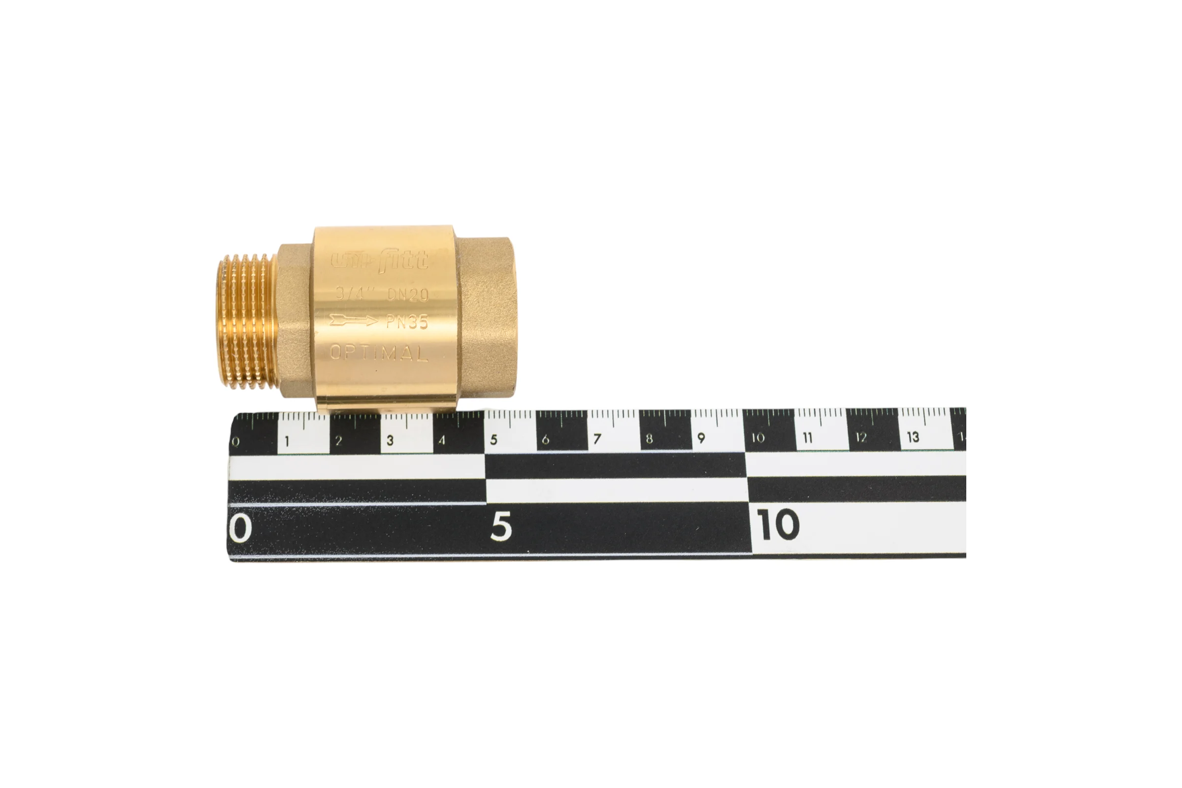 Клапан обратный Uni-Fitt OPTIMAL НВ 3/4" пружинный с металлическим затвором 224G3001