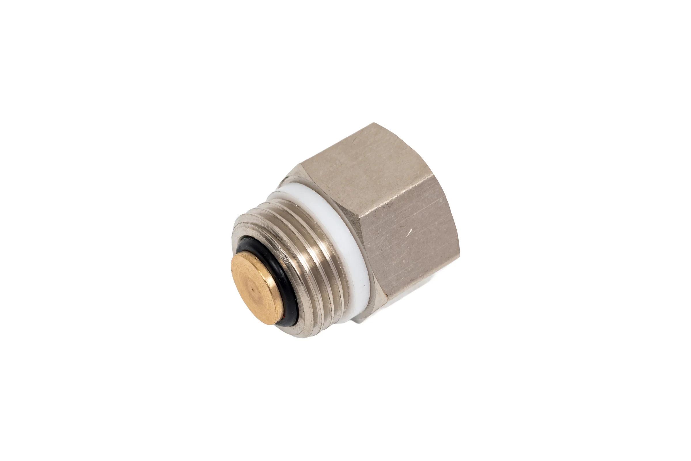 Клапан отсечной для воздухоотводчика Uni-Fitt НВ 1/2", никелированный 220N2001