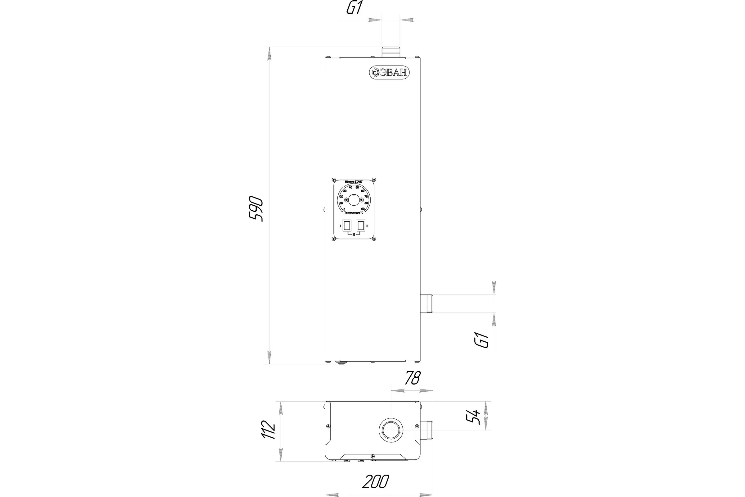 Котел Эван 12947 Warmos Start - 7 12947