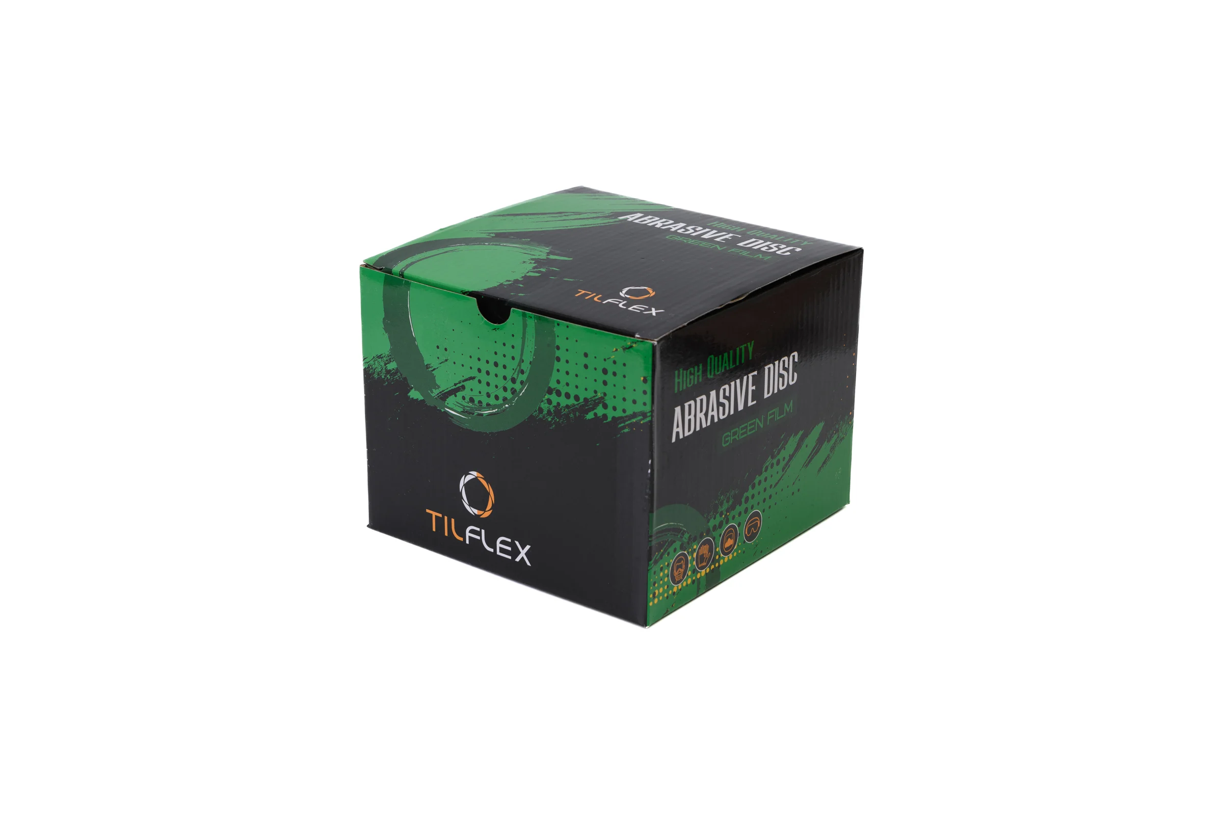 Абразивный круг GREEN Film 150 мм, P320, 15 отверстий, на липучке, 10 шт TILFLEX TL41-320/10