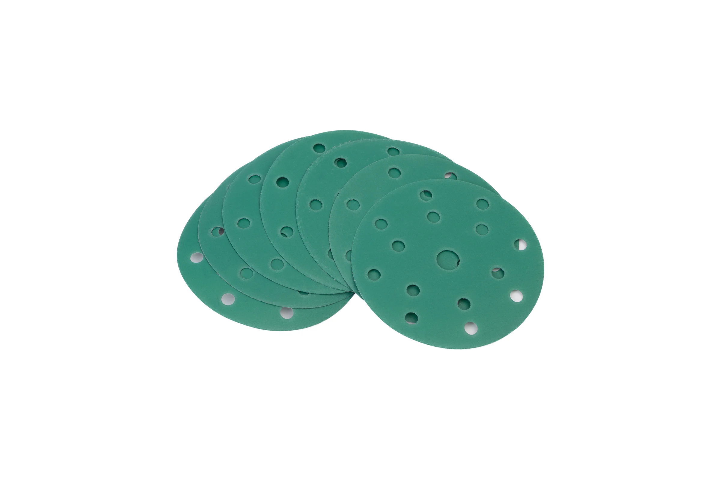 Абразивный круг GREEN Film 150 мм, P320, 15 отверстий, на липучке, 10 шт TILFLEX TL41-320/10