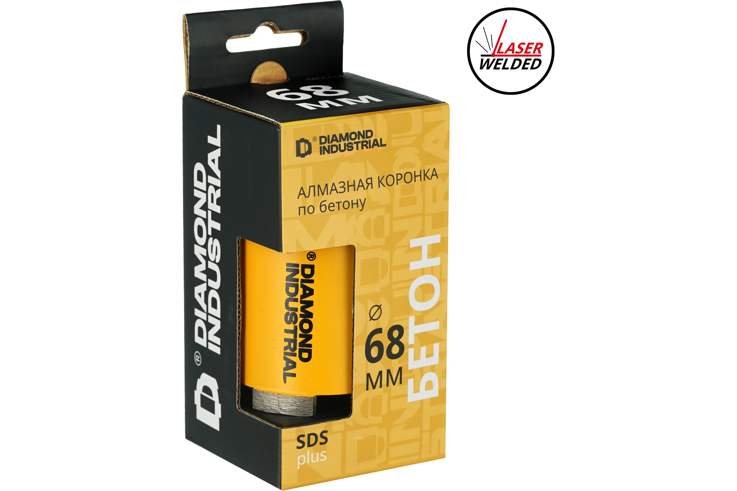 Коронка алмазная по бетону 68 мм SDS+ в сборе Diamond Industrial DIDCC68