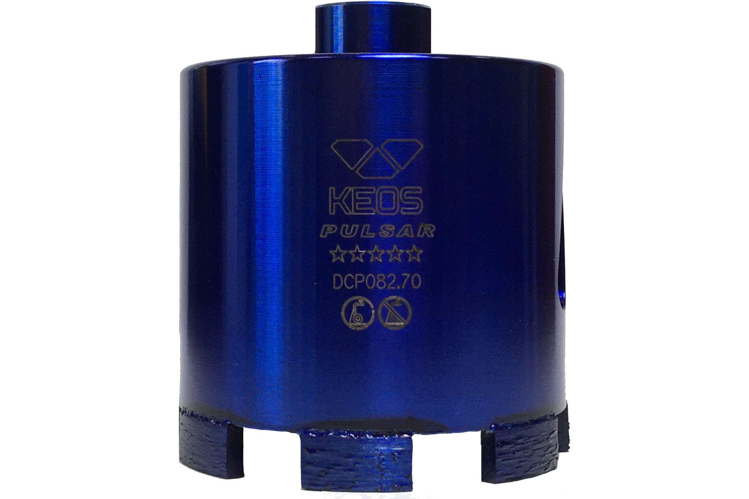 Коронка алмазная по бетону PULSAR микроудар (82х70 мм; М16) KEOS DCP082.70