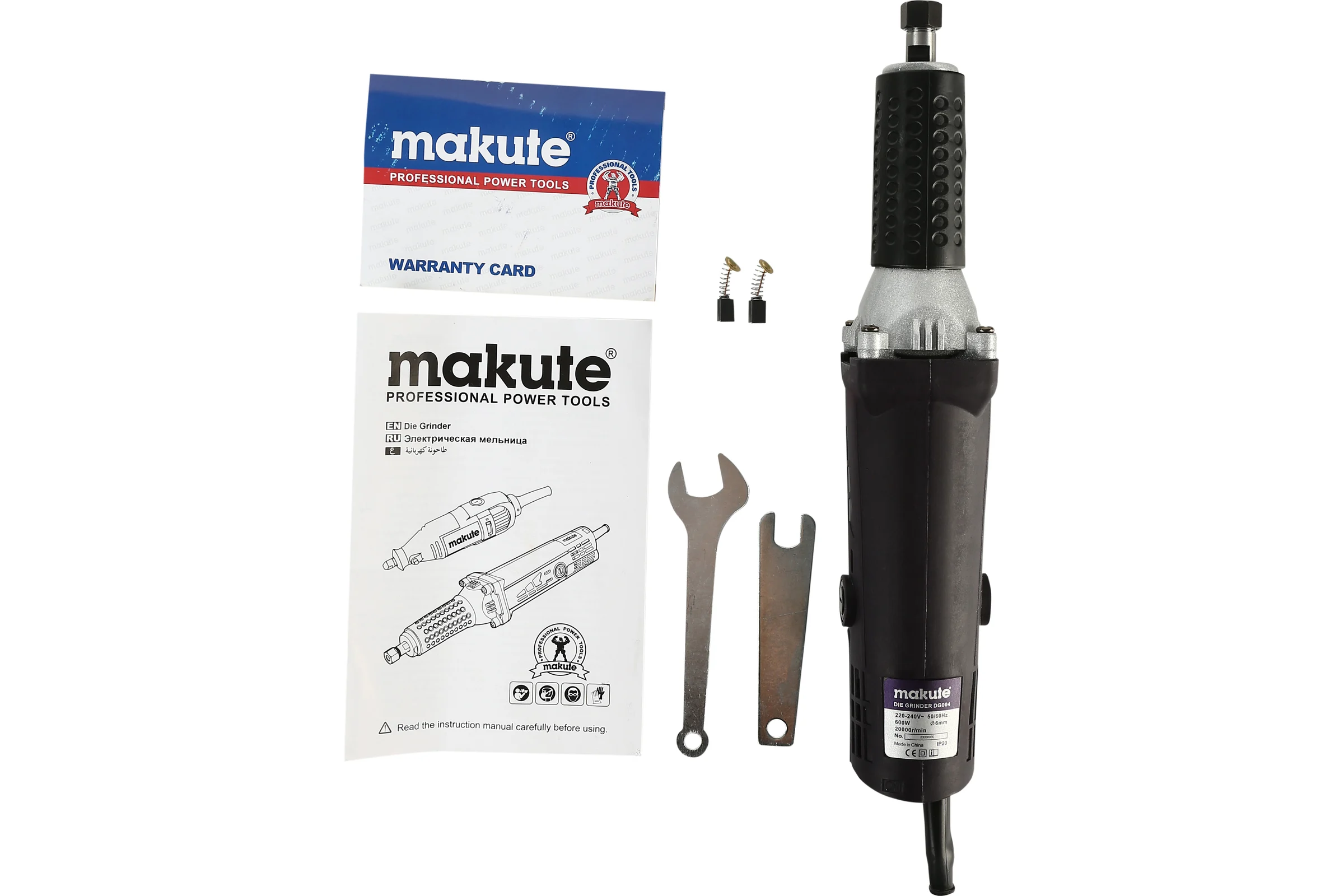 Прямая шлифовальная машина Makute 600Вт DG004