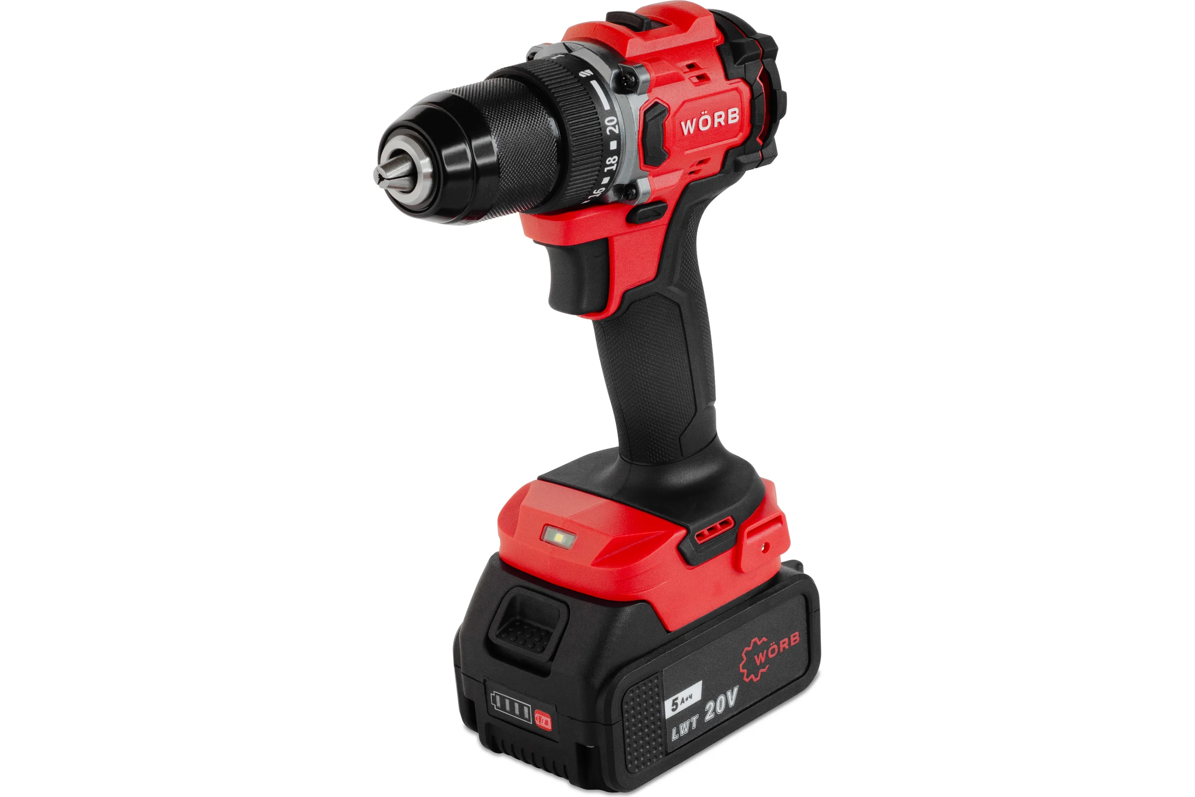 Аккумуляторная дрель-шуруповерт WÖRB WORB GSB-2036E-2LI