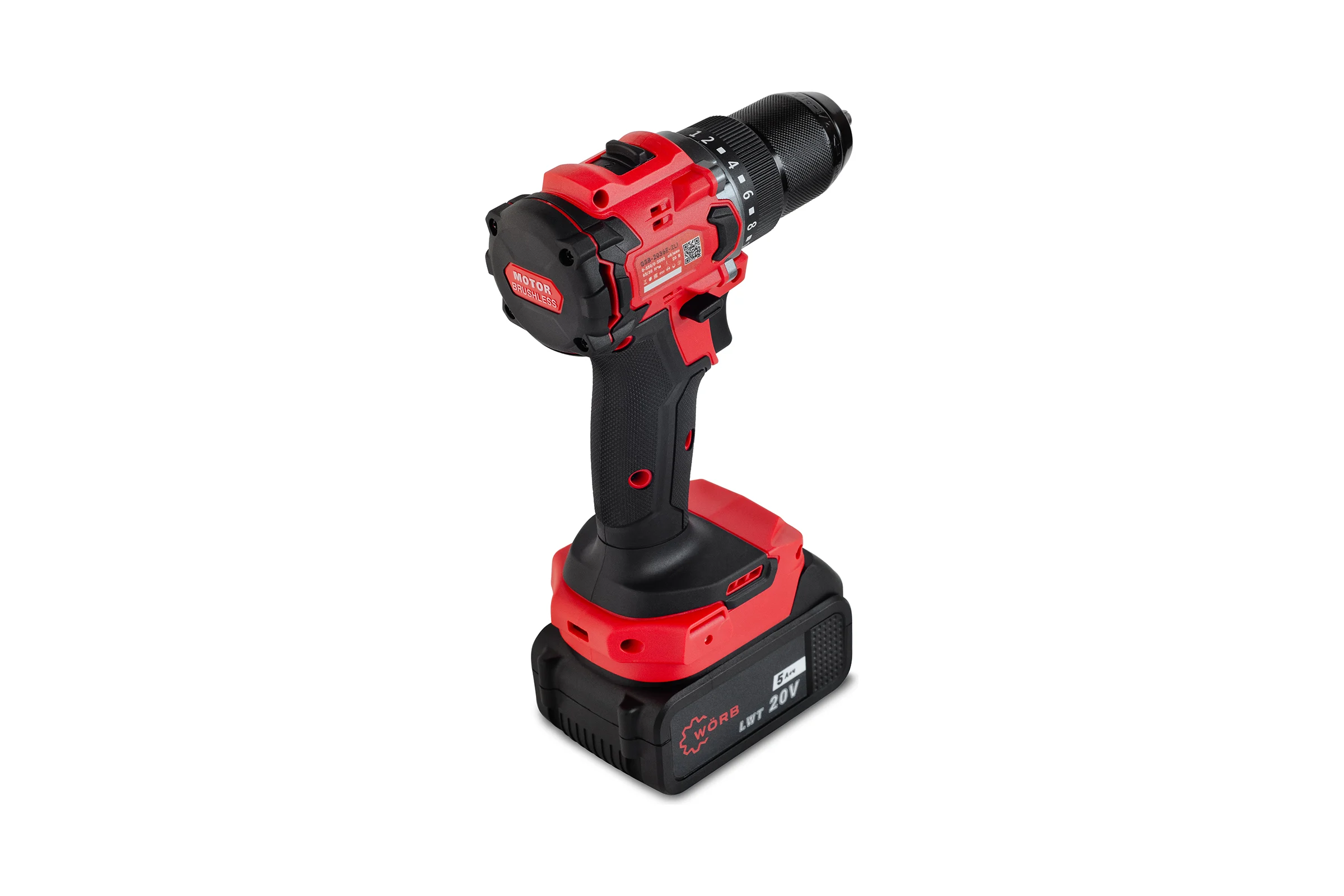 Аккумуляторная дрель-шуруповерт WÖRB WORB GSB-2036E-2LI
