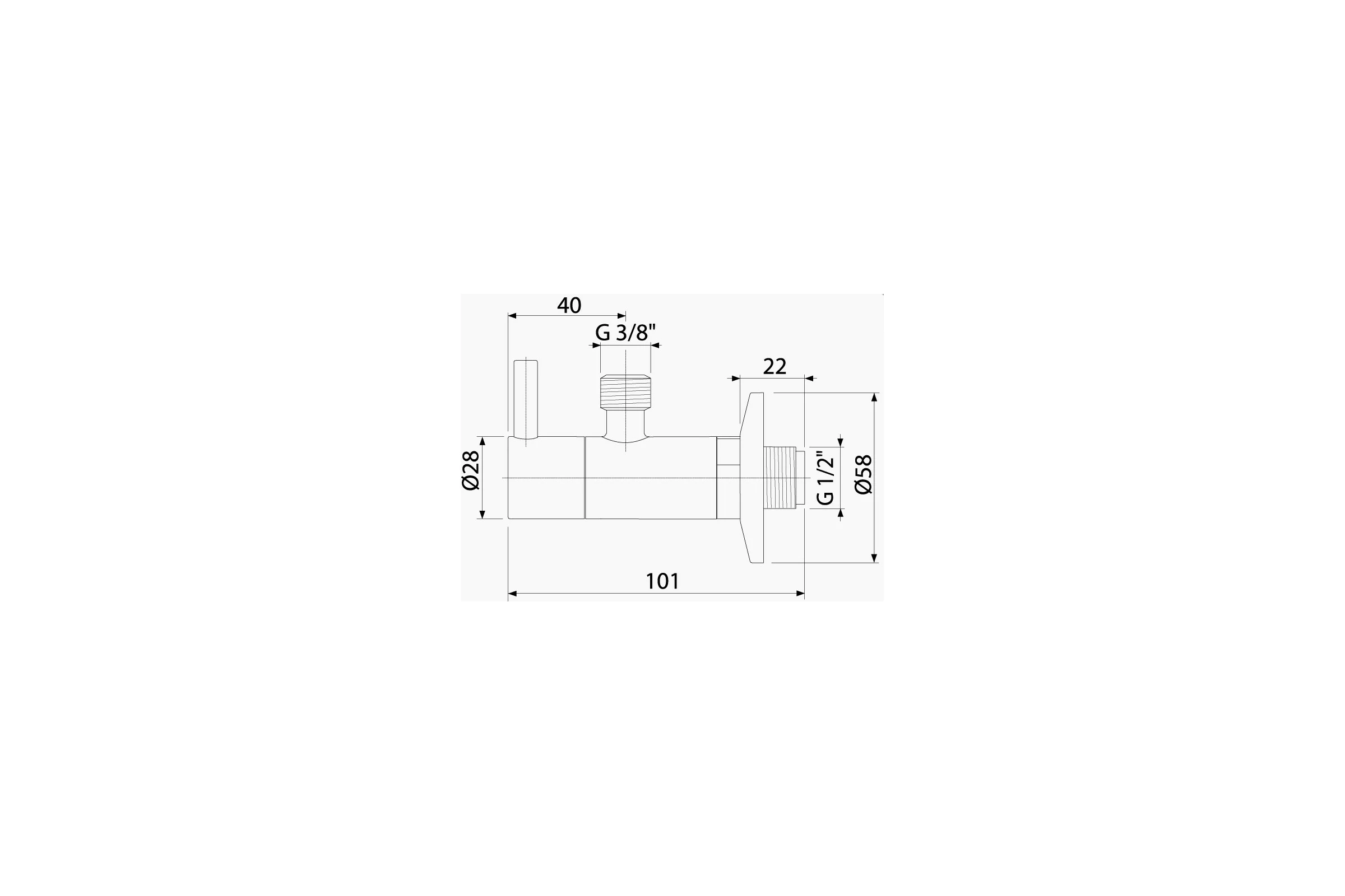 Угловой вентиль Alcadrain ARV001-Antic с фильтром 1/2M х 3/8M, круглый Бронза 00025482