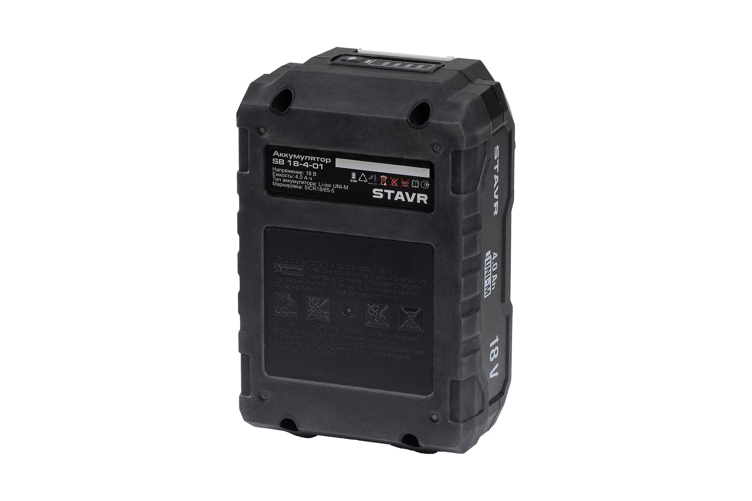 Аккумулятор 4.0 Ач, 18V UNI-M​ Ставр SB 18-4-01, 9090118006
