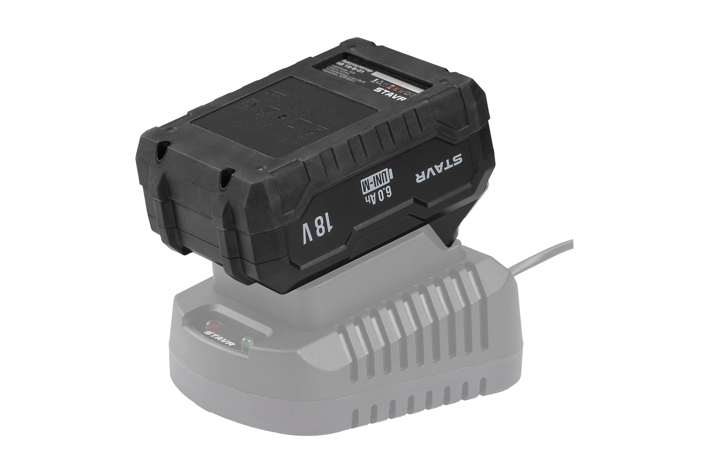 Аккумулятор Ставр 18V UNI-M, 6.0Ач, Stavr SB 18-6-01, Li-ion 9090118007