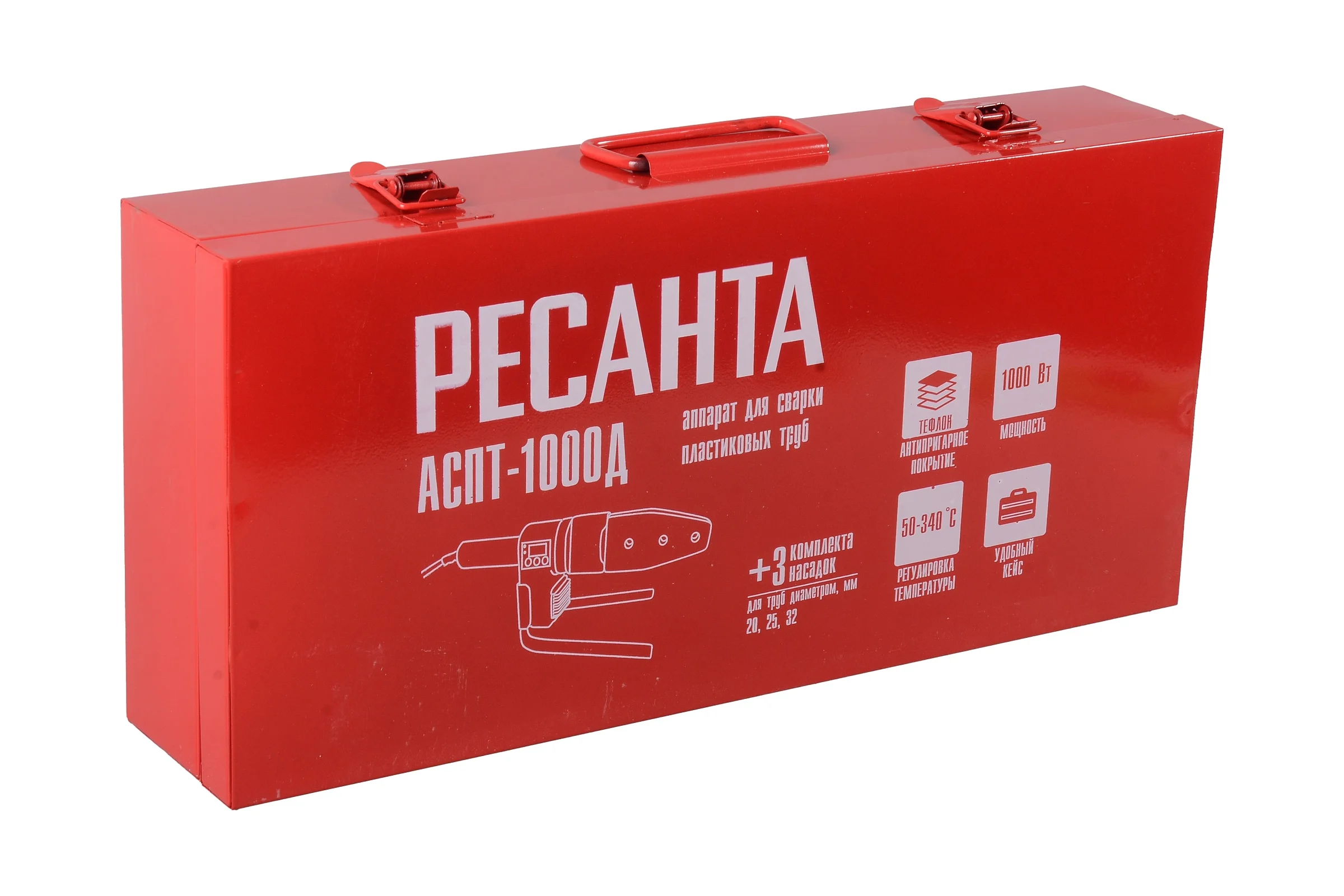 Аппарат для сварки пластиковых труб Ресанта АСПТ-1000Д 65/179