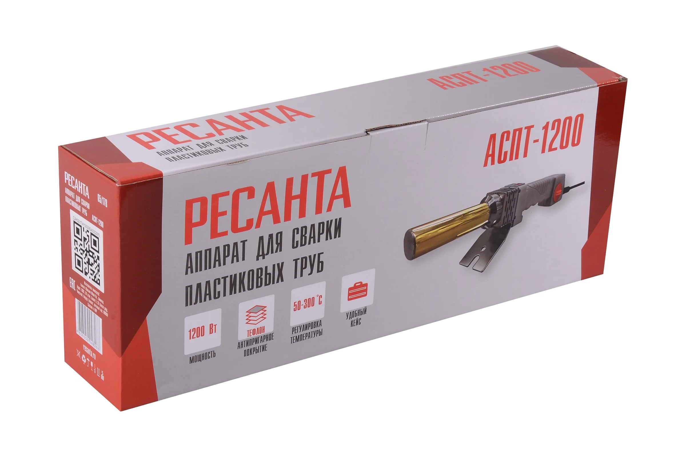 Аппарат для сварки пластиковых труб Ресанта АСПТ-1200 65/178