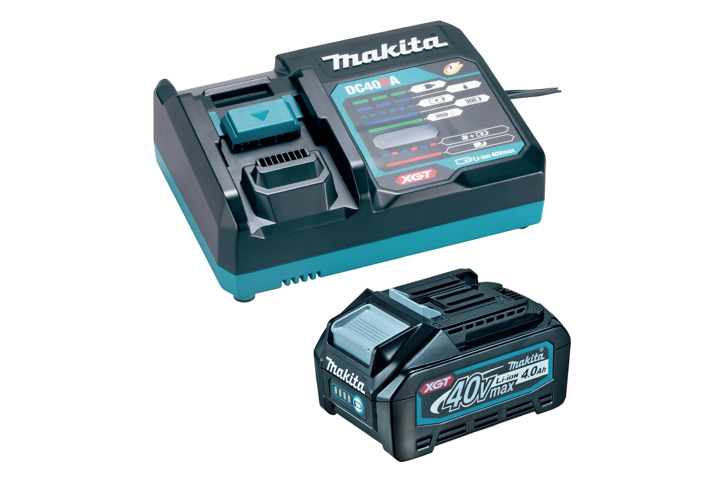 Набор аккумулятор XGT 40В 4Ач и з/у DC40RA Makita 191J67-0