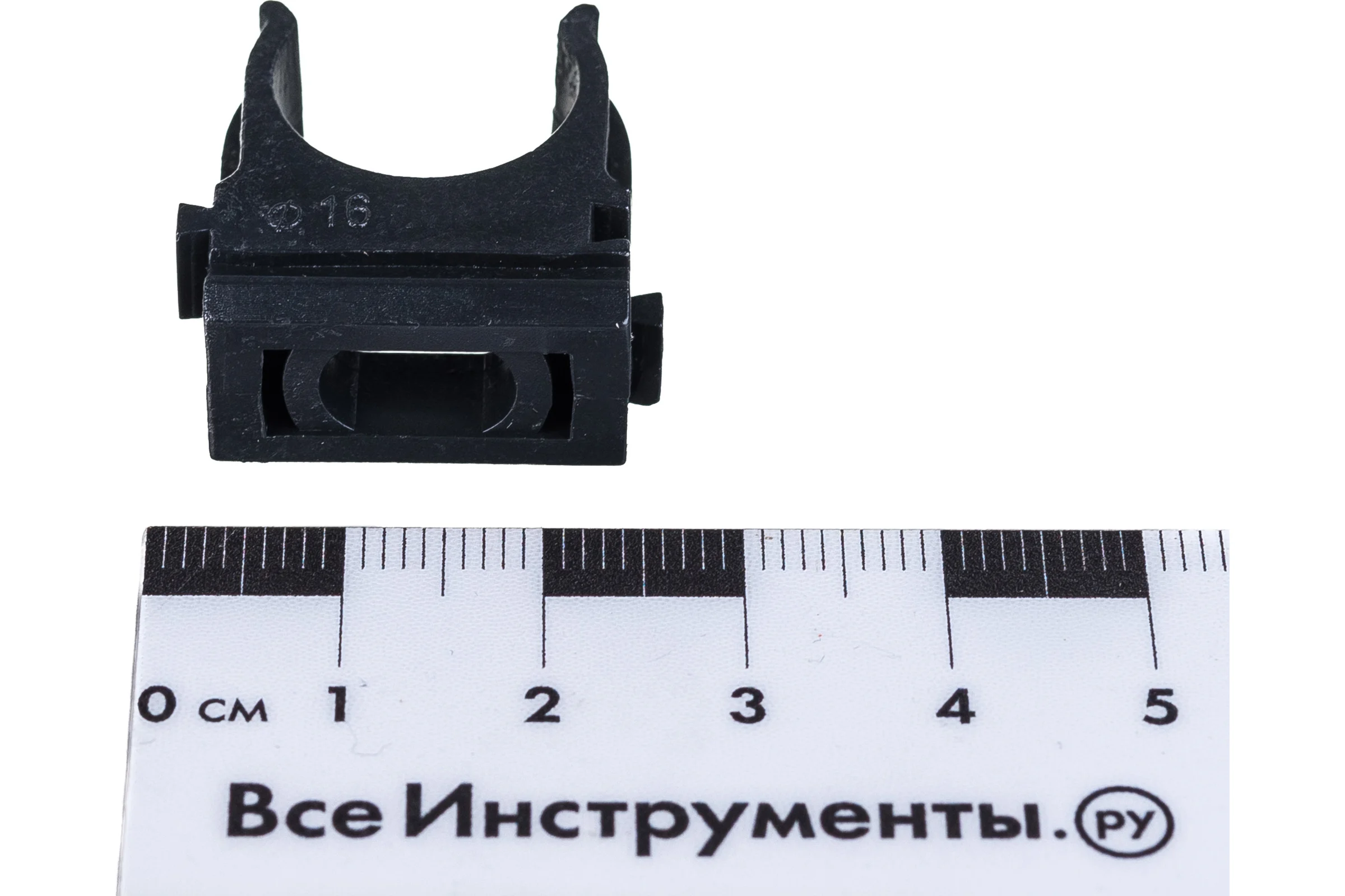 Крепеж - клипса для труб MasterProf диам. 16 мм, черная, 50 шт. ЭТ.120525