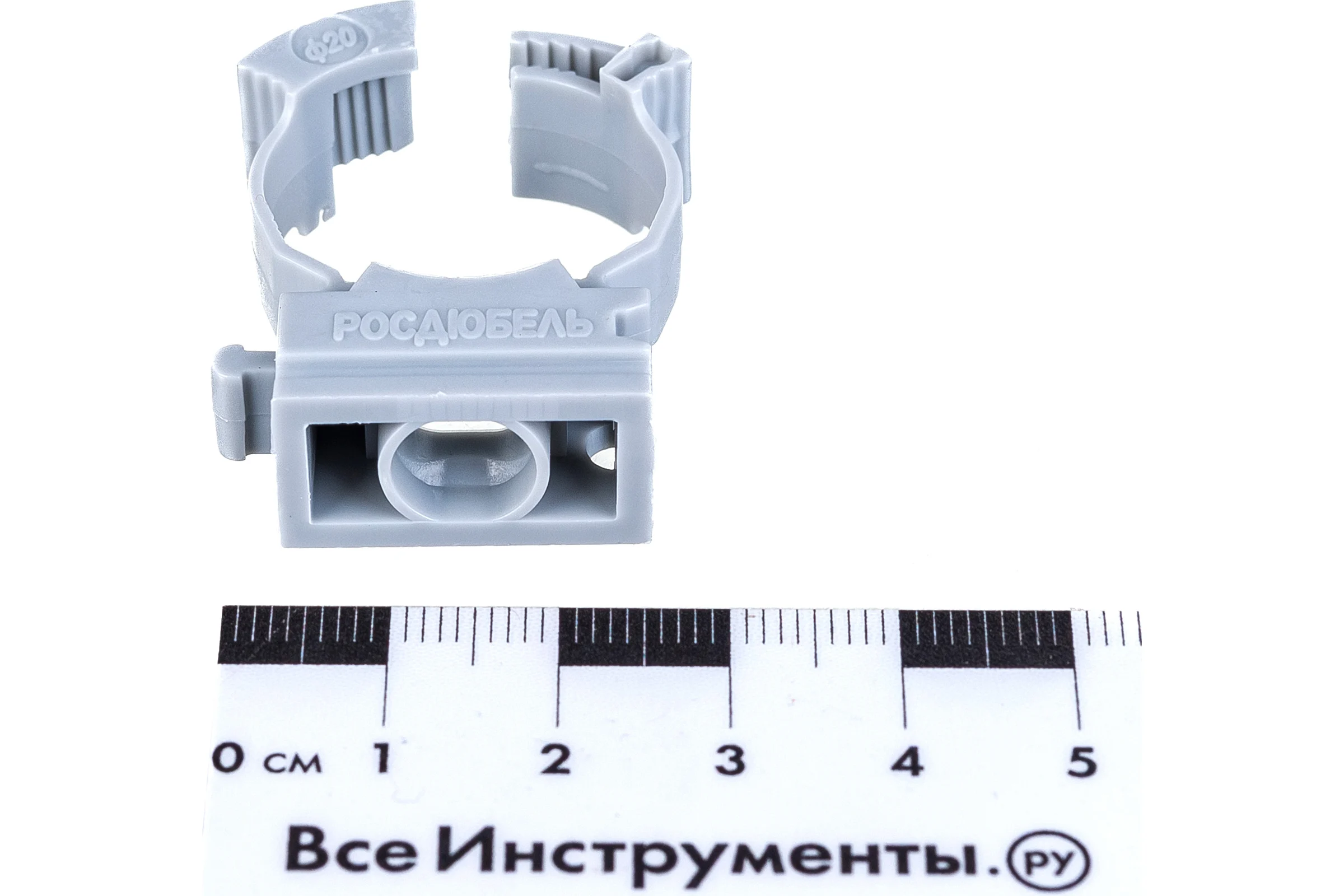 Электроустановочная клипса с замком MasterProf диам. 20, 50 шт ЭТ.120517