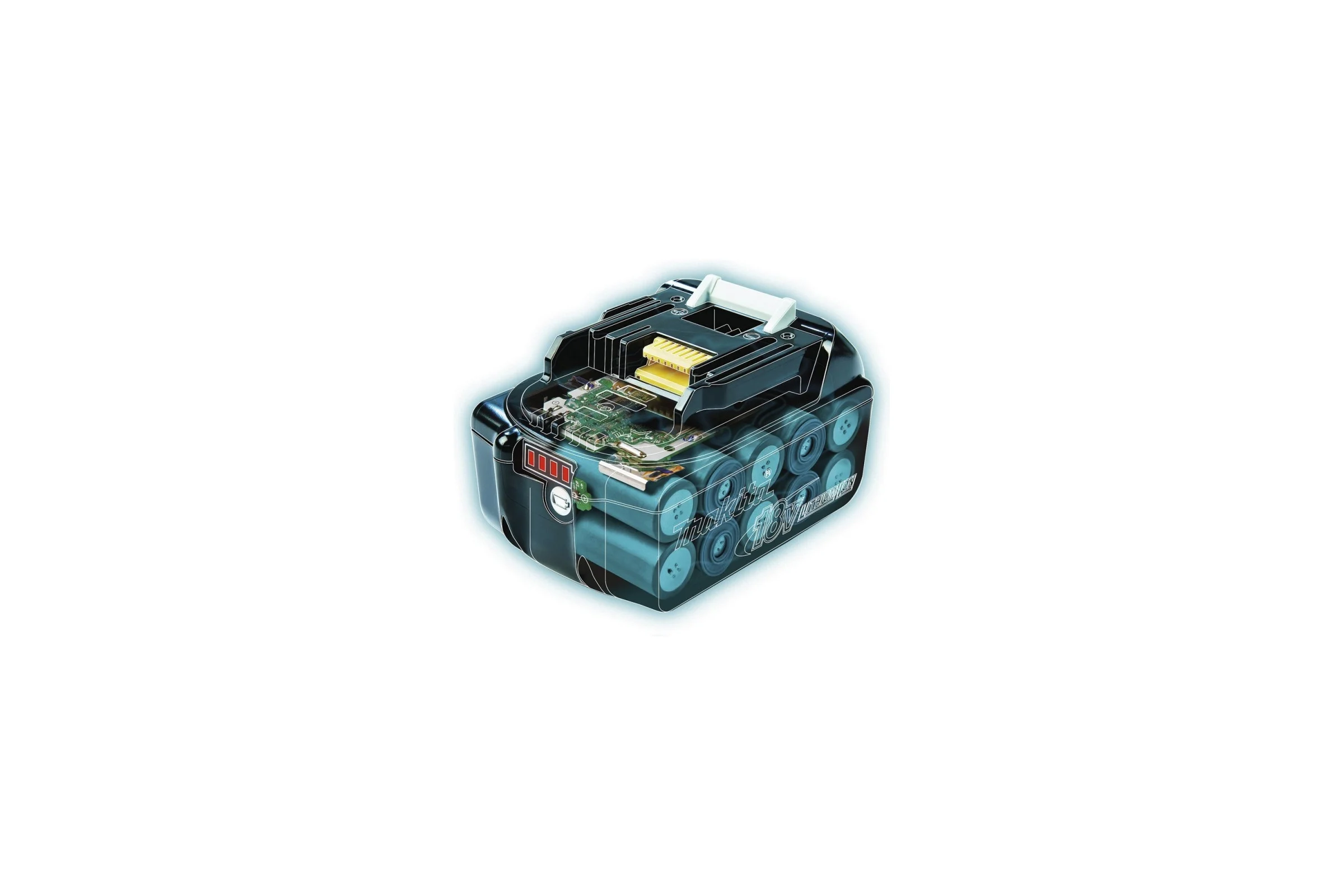 Аккумулятор Makita BL1850B LXT 18 В, 5 Ач, индикатор заряда, полиэтиленовый пакет, 1 шт 632G59-7