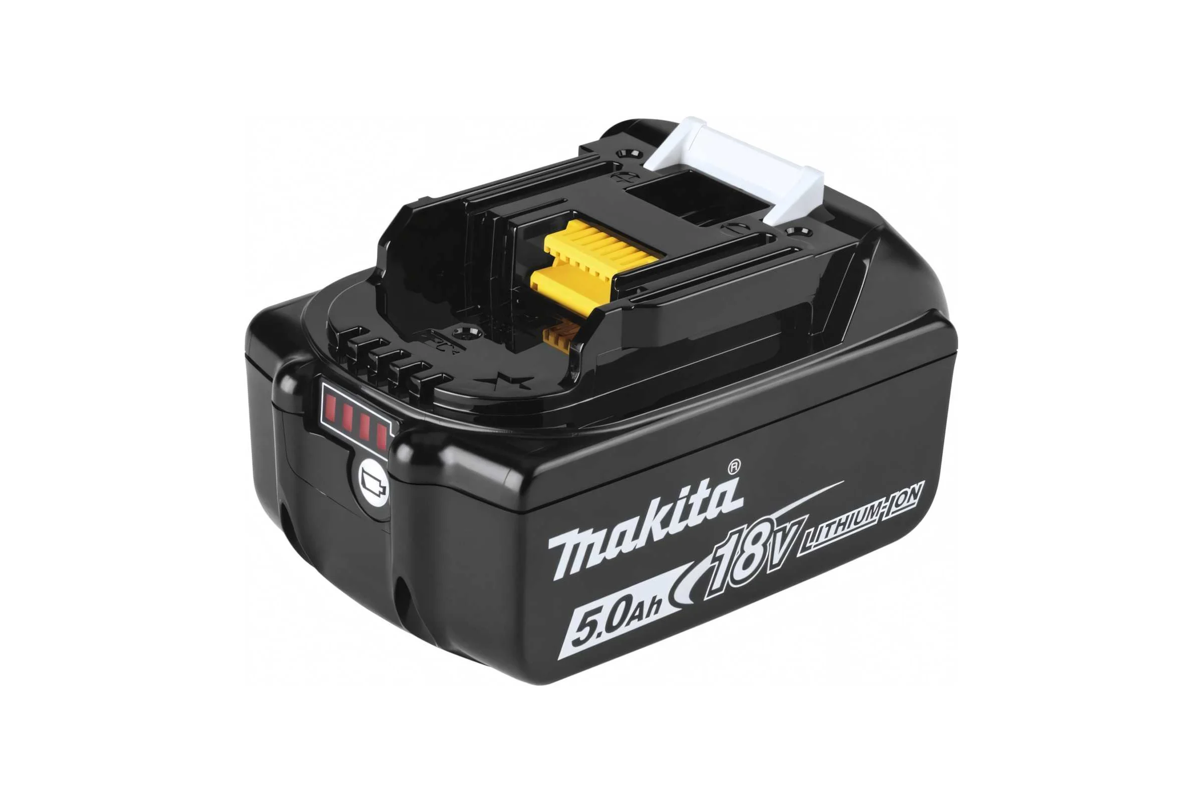 Аккумулятор Makita BL1850B LXT 18 В, 5 Ач, индикатор заряда, полиэтиленовый пакет, 1 шт 632G59-7