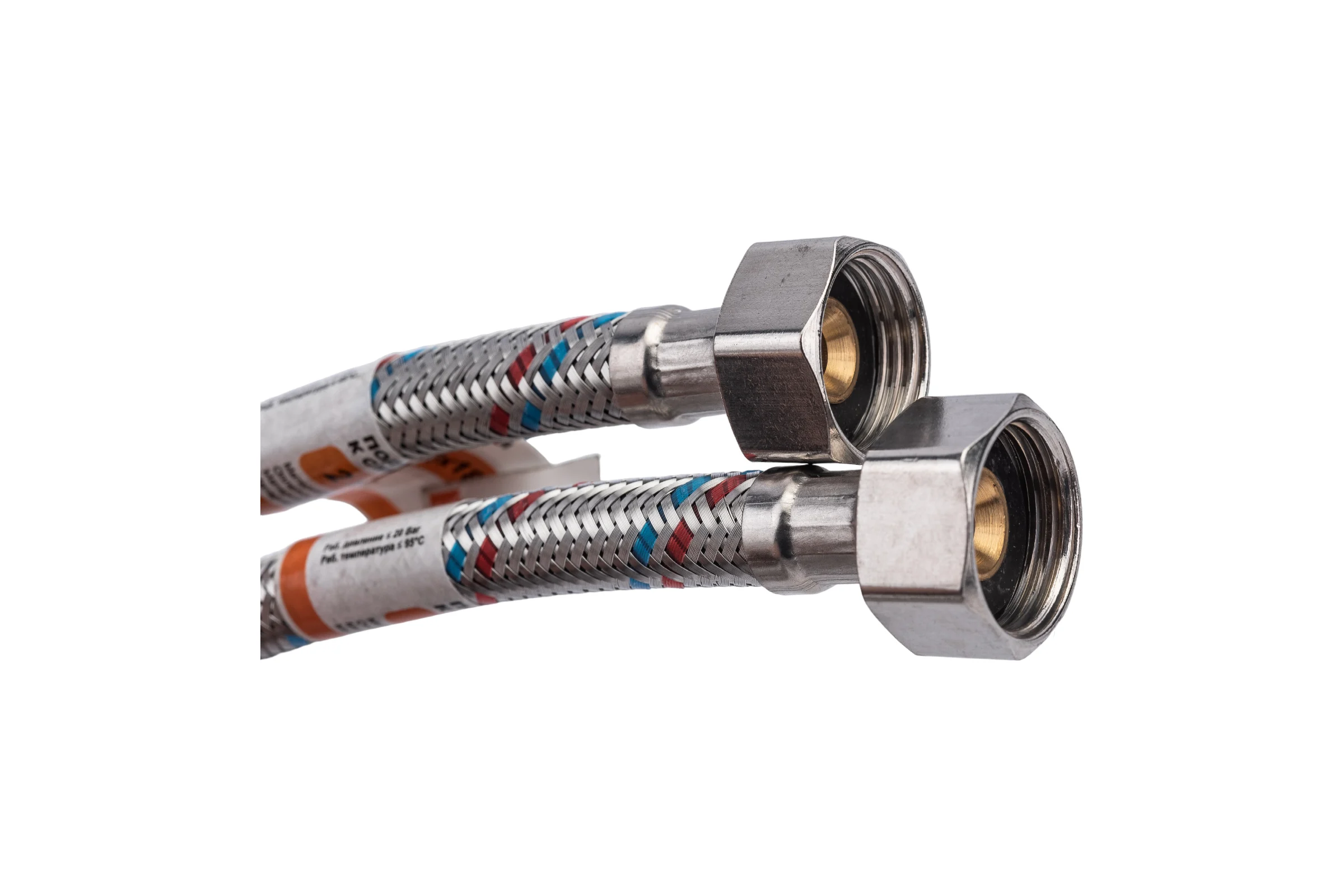 Подводка к смесителю (пара; 2.0 м; 1/2F-M10) VRT 541452