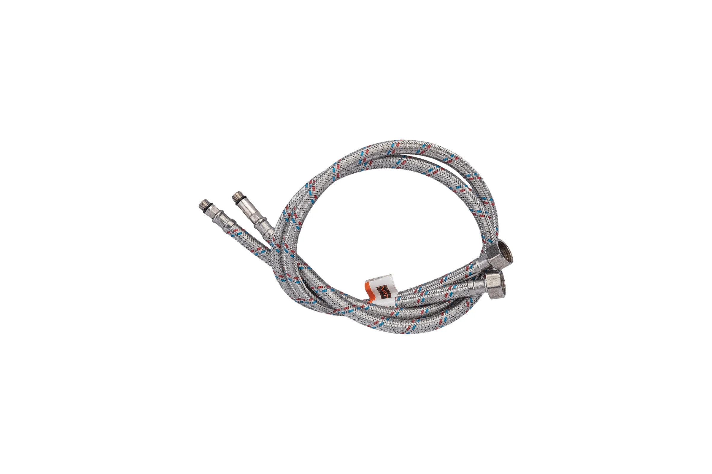 Подводка к смесителю (пара; 0.8 м; 1/2F-M10) VRT 521796