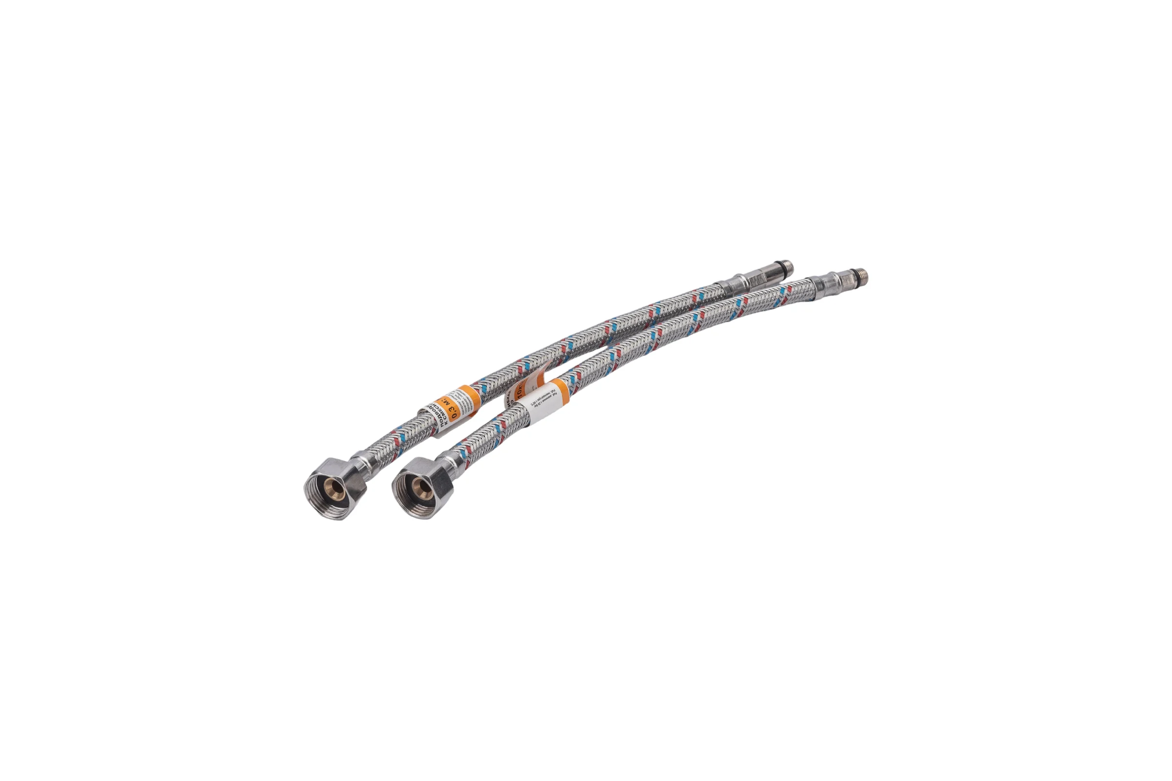 Подводка к смесителю (пара; 0.3 м; 1/2F-M10) VRT 521790