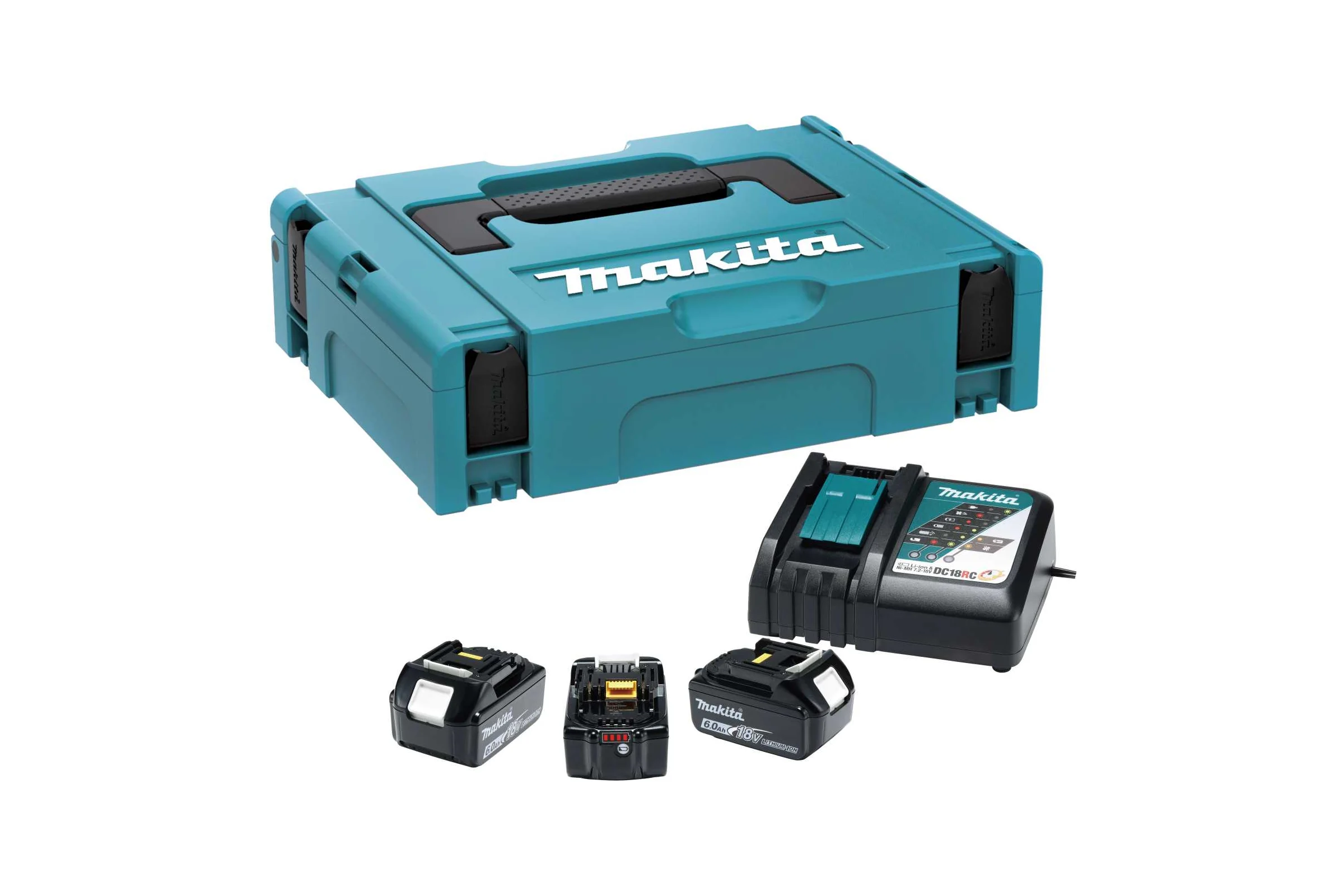 Набор Makita PSK BL1860Bx3шт., DC18RC, кейс MAKPAC тип 1 198130-0