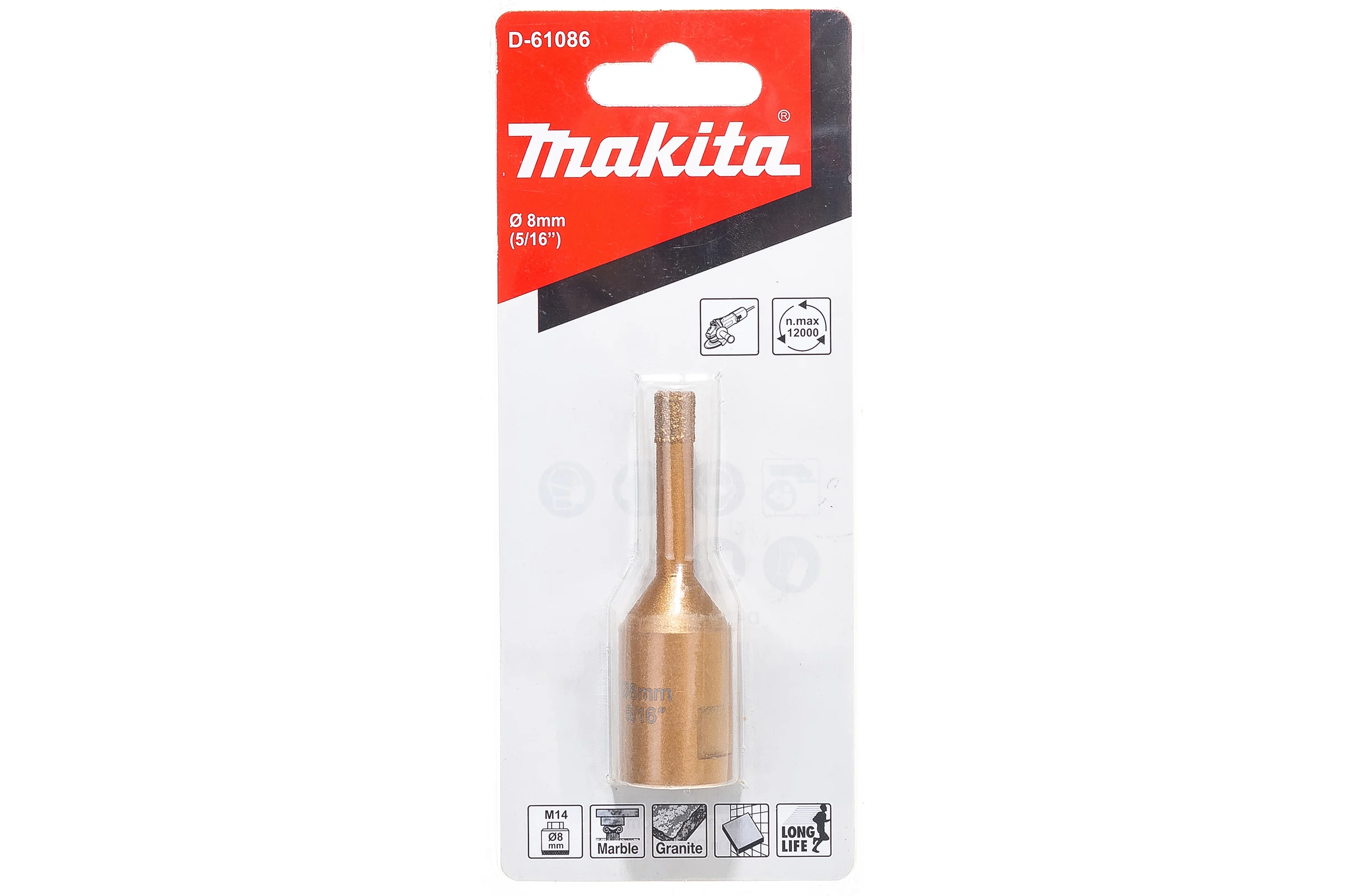Коронка алмазная (8 мм; M14x2) Makita D-61086