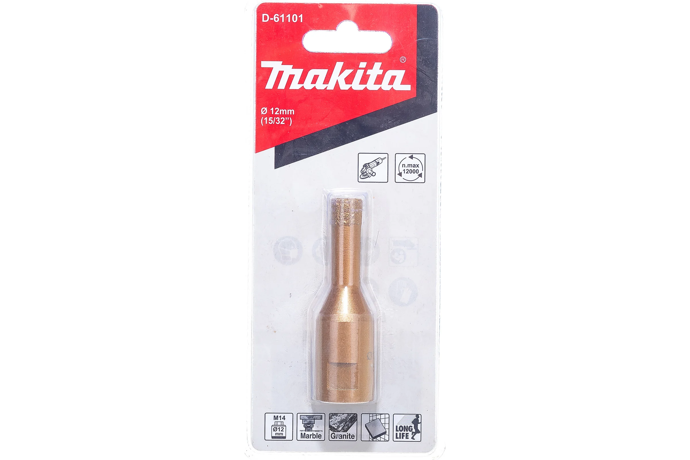 Коронка алмазная (12 мм; M14x2) Makita D-61101