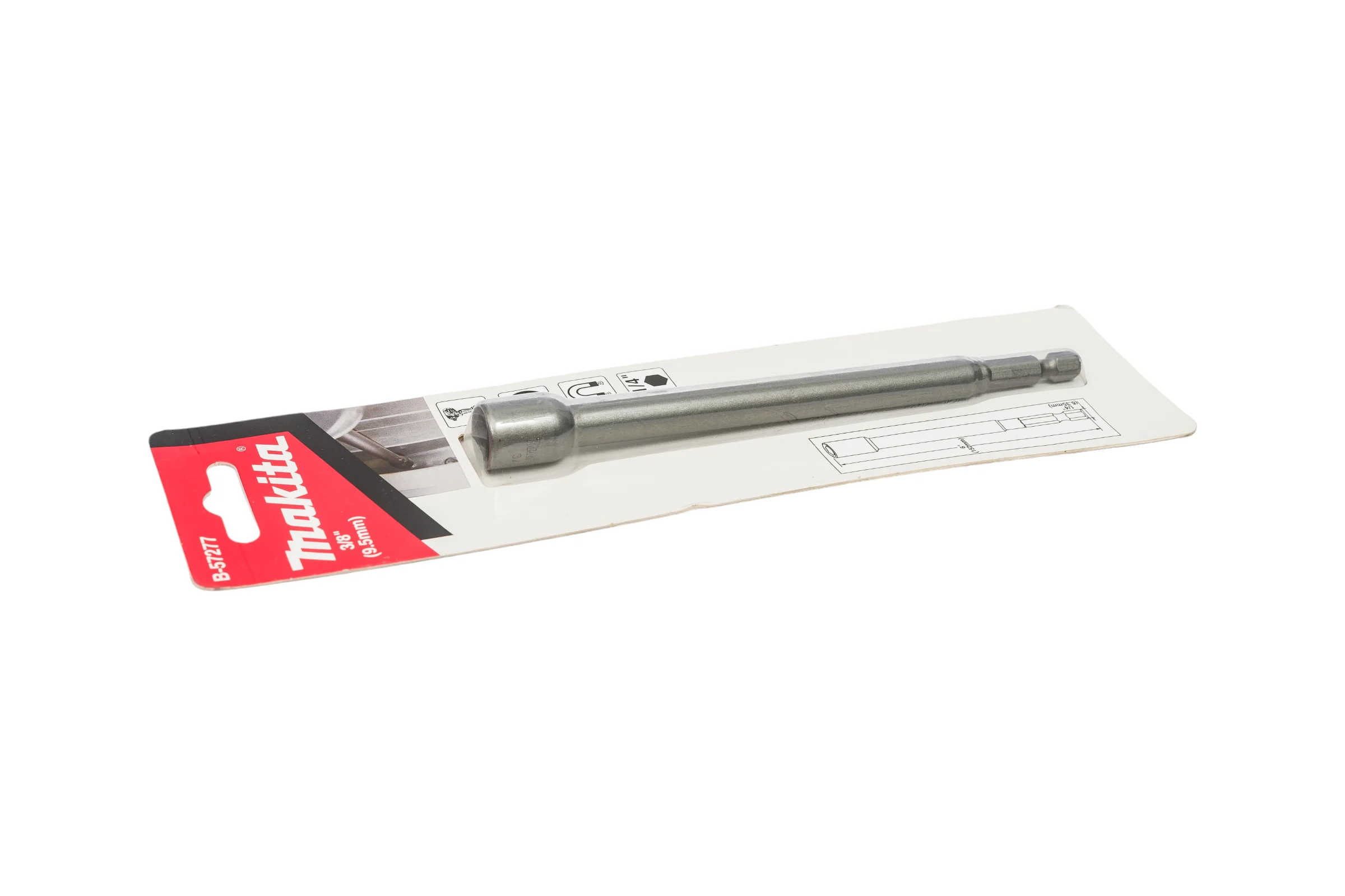 Головка торцевая магнитная (9.5х152 мм; 1/4") Makita B-57277