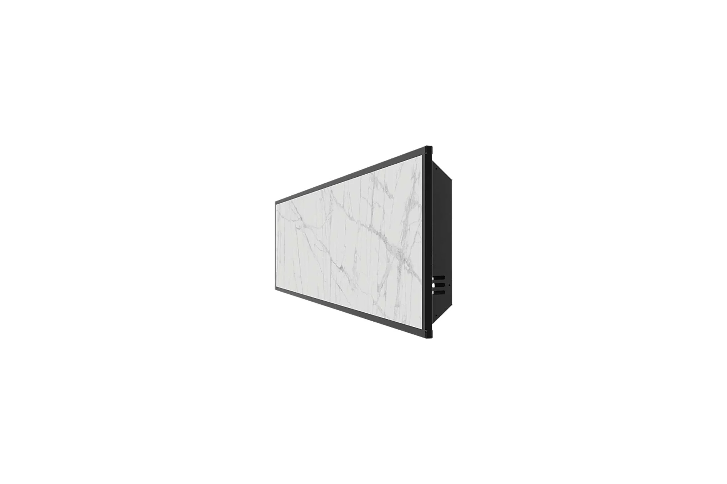 Отопительная панель STOUT WHITE STONE SCT 120x30, белый гранит/черный корпус SCT-00WB-012030 RG0093A6SUV9UR