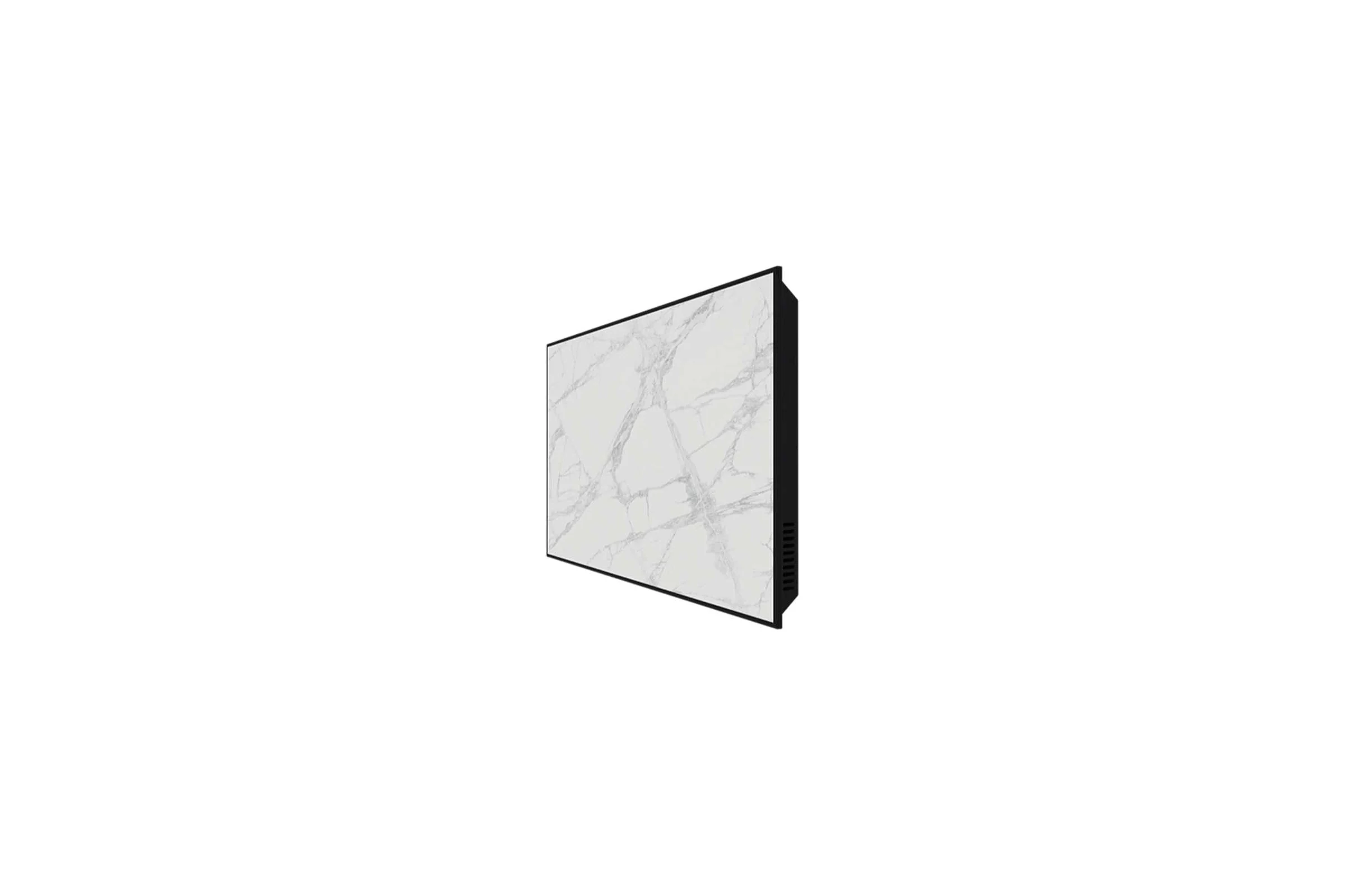 Отопительная панель STOUT WHITE STONE SCT 120x60, белый гранит/черный корпус SCT-00WB-012060 RG0093A6SUU86P